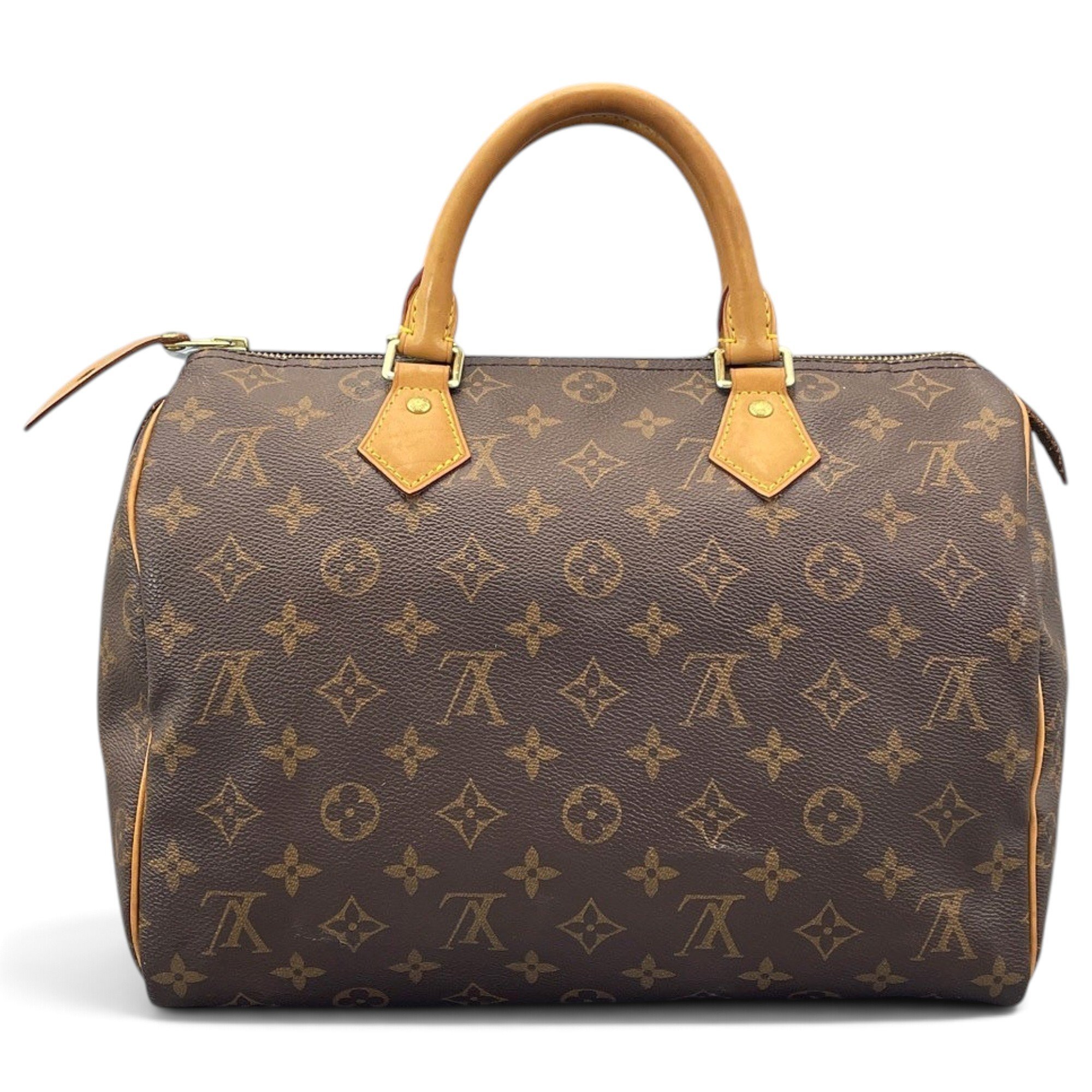 Speedy leather handbag