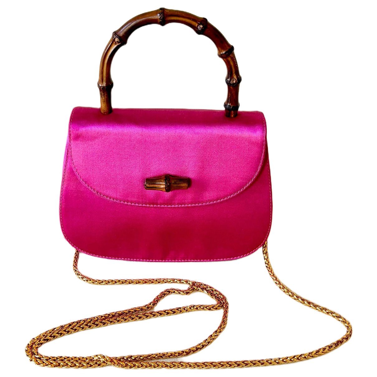 Bamboo silk handbag