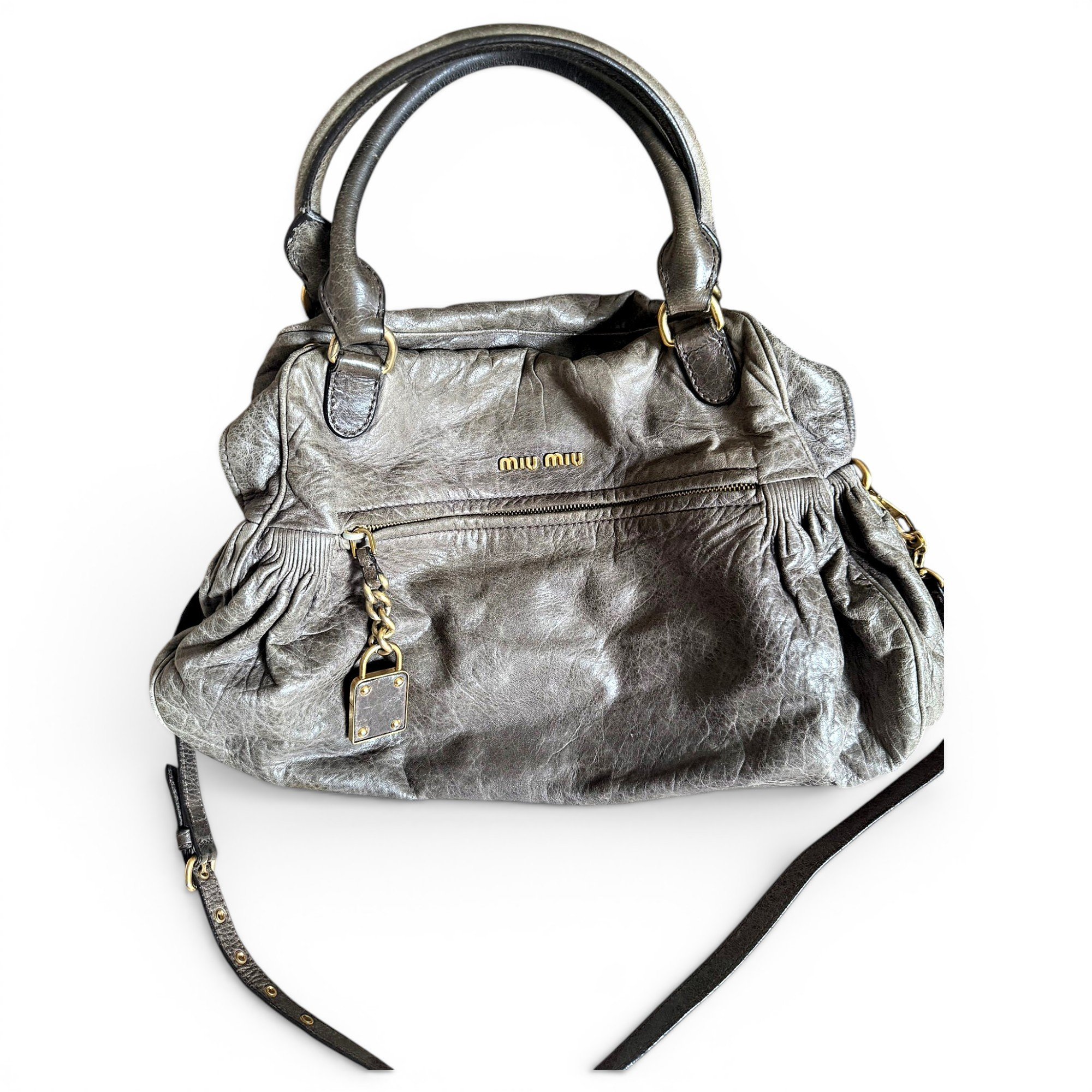 Vitello leather handbag
