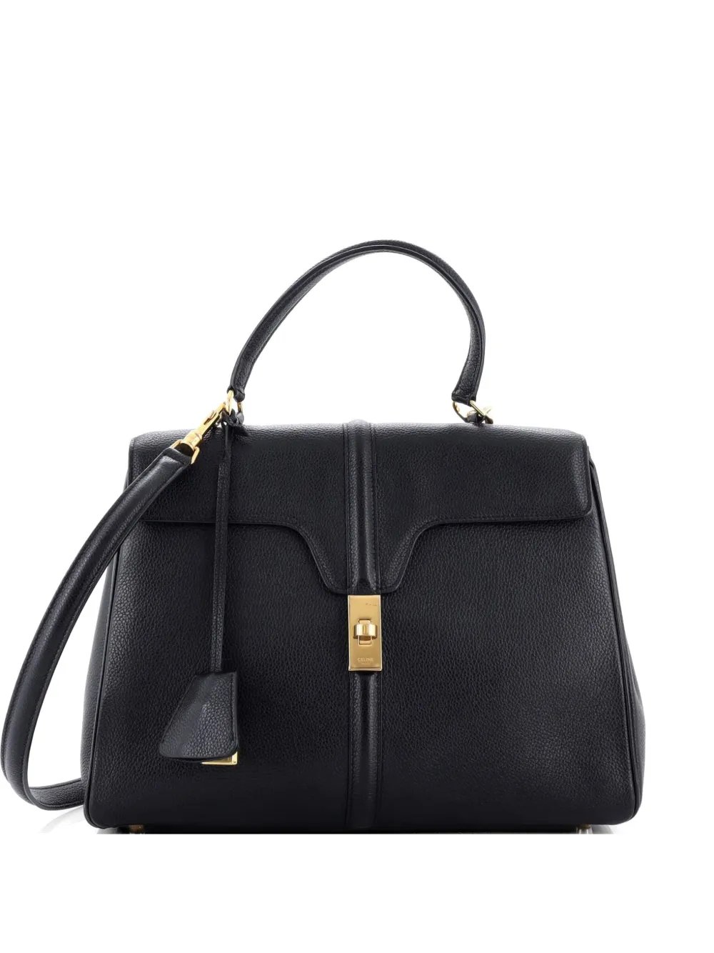 16 Top Handle Bag Grained Calfskin Medium shoulder bag