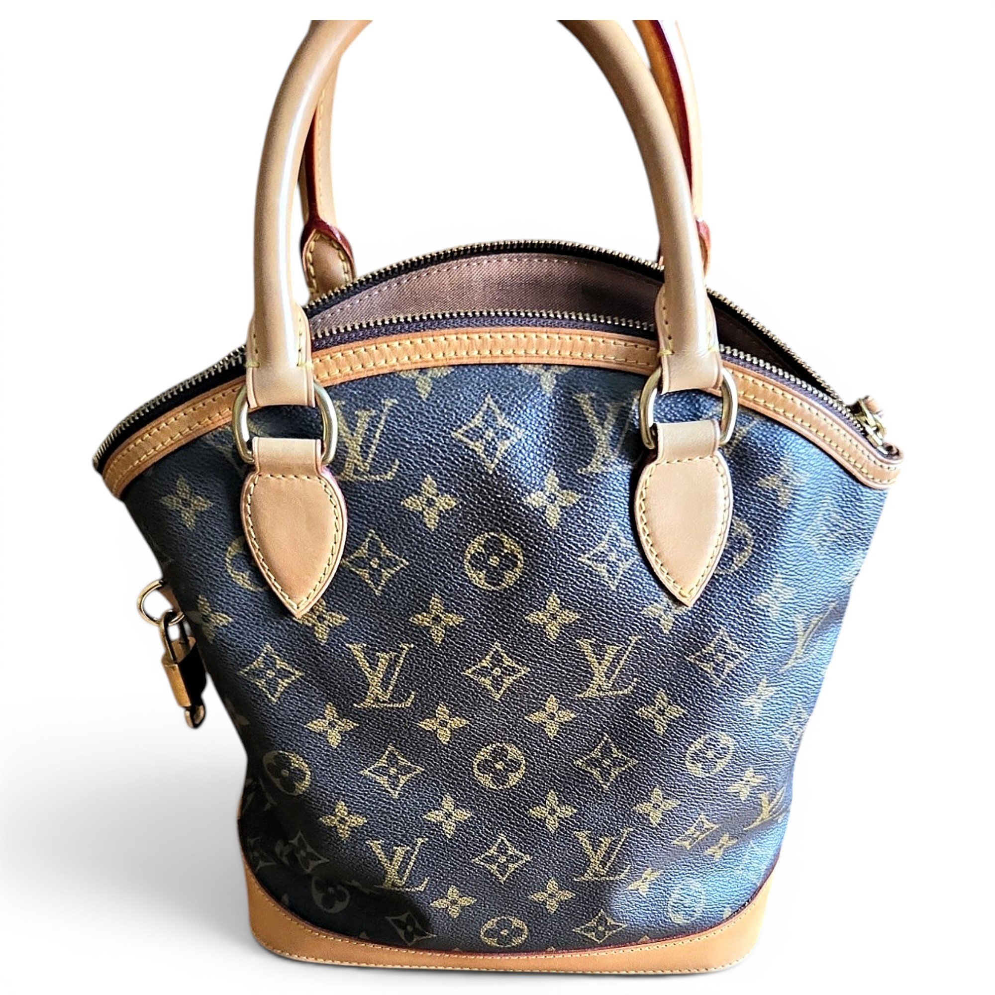 Lockit leather handbag