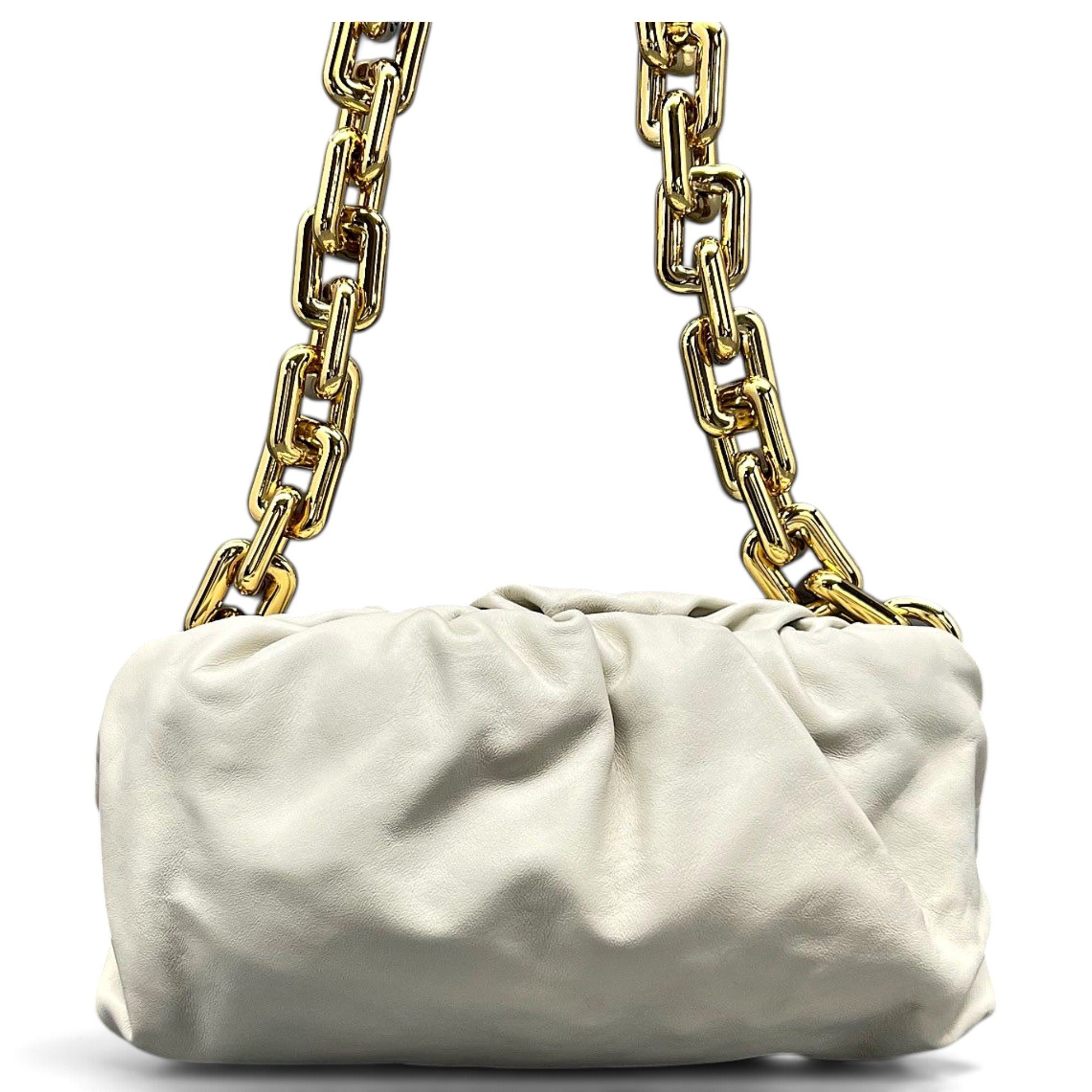 Chain Pouch leather handbag