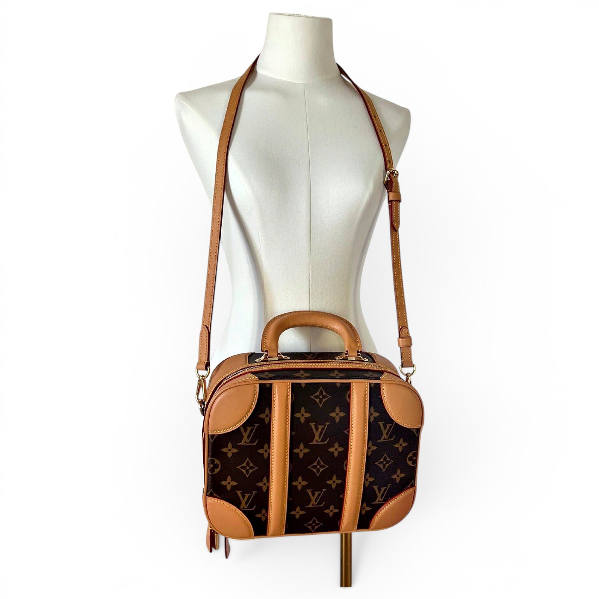 Valisette leather handbag