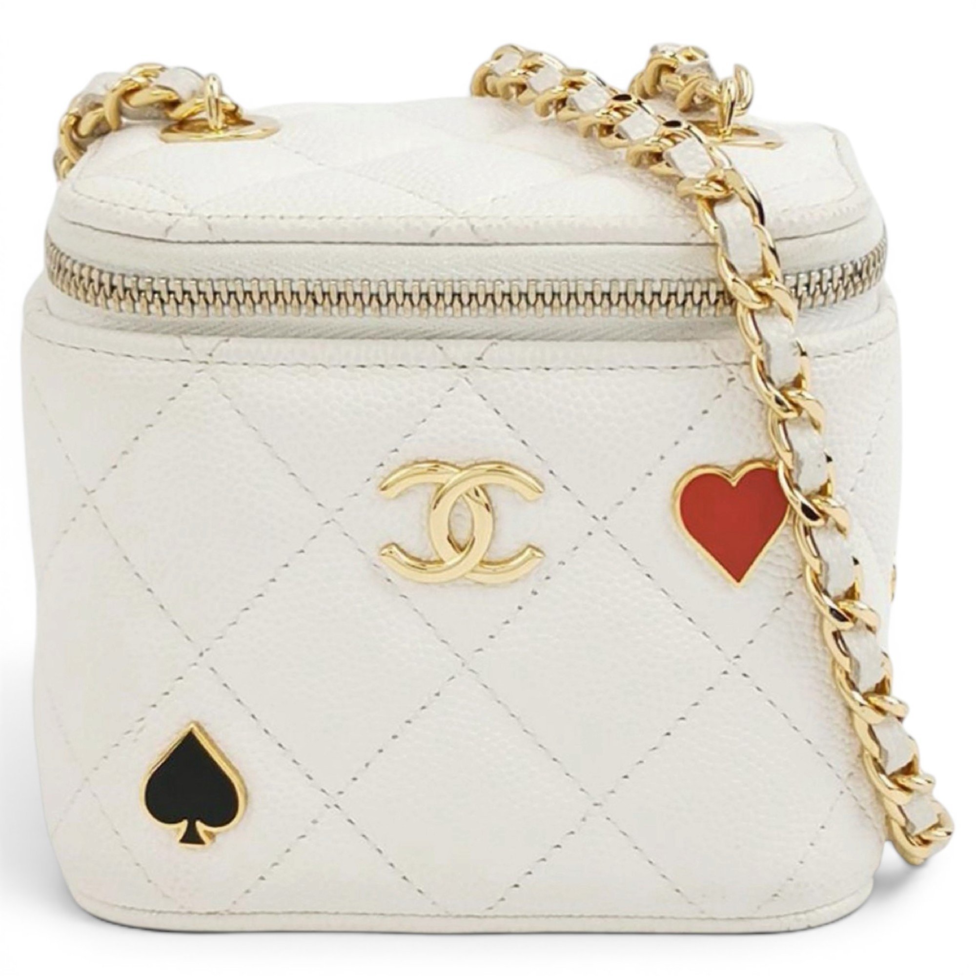 Vanity leather mini bag
