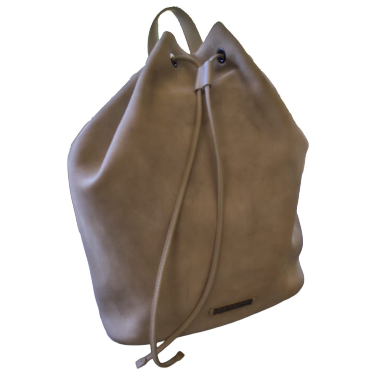 Leather backpack