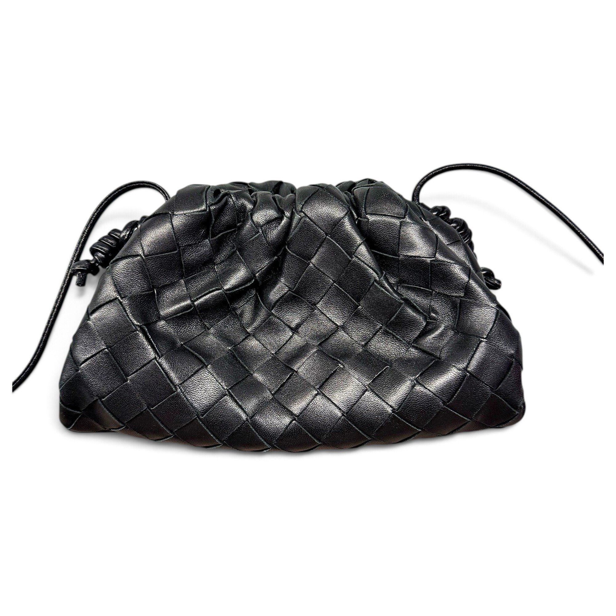 Pouch leather handbag