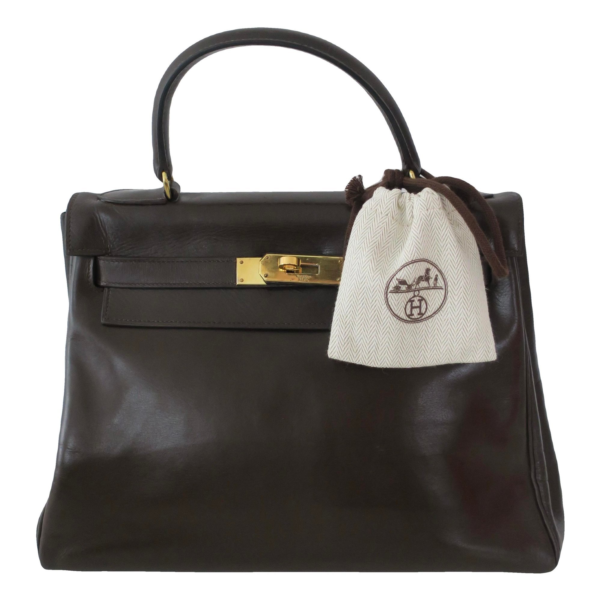 Kelly 28 leather handbag
