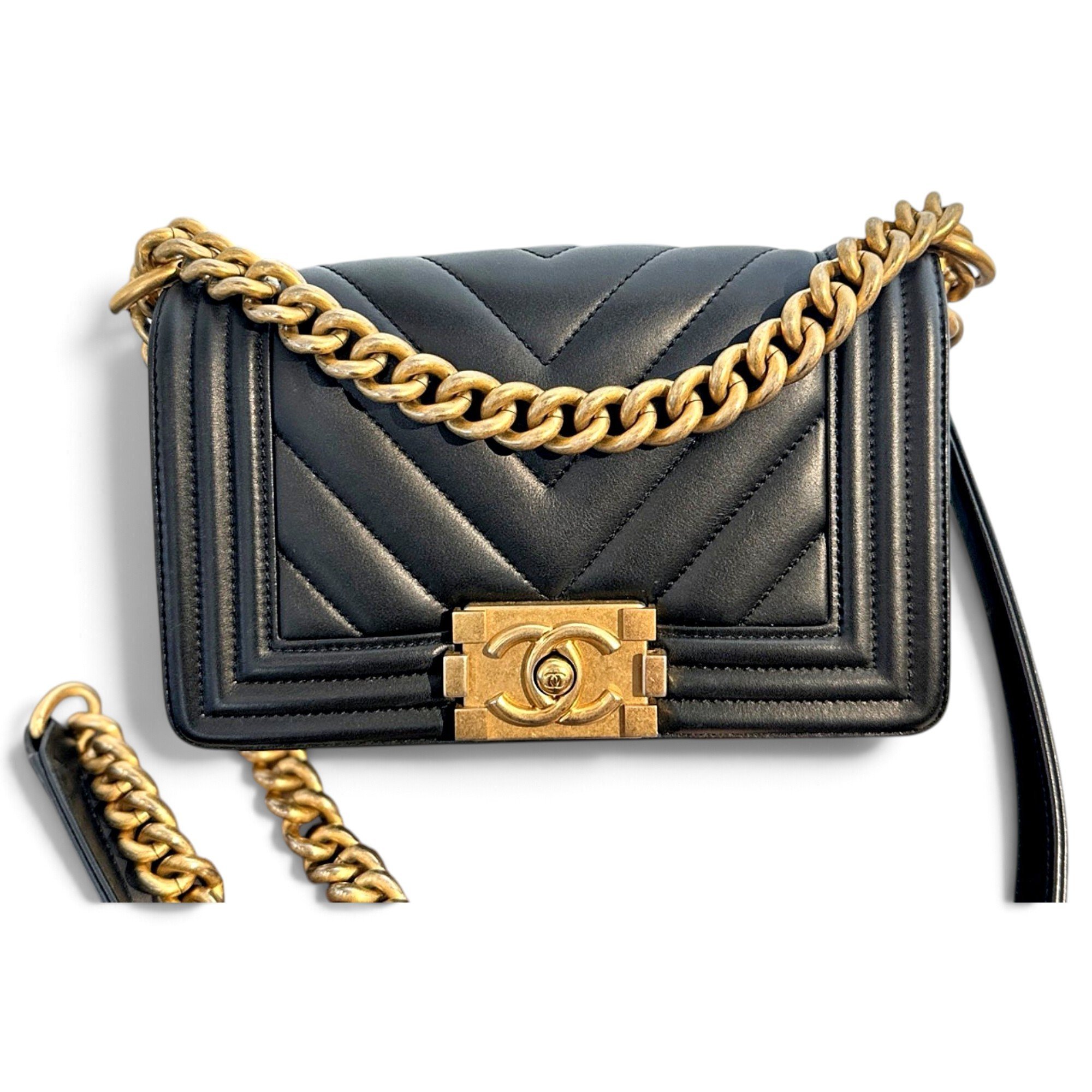 Boy leather handbag