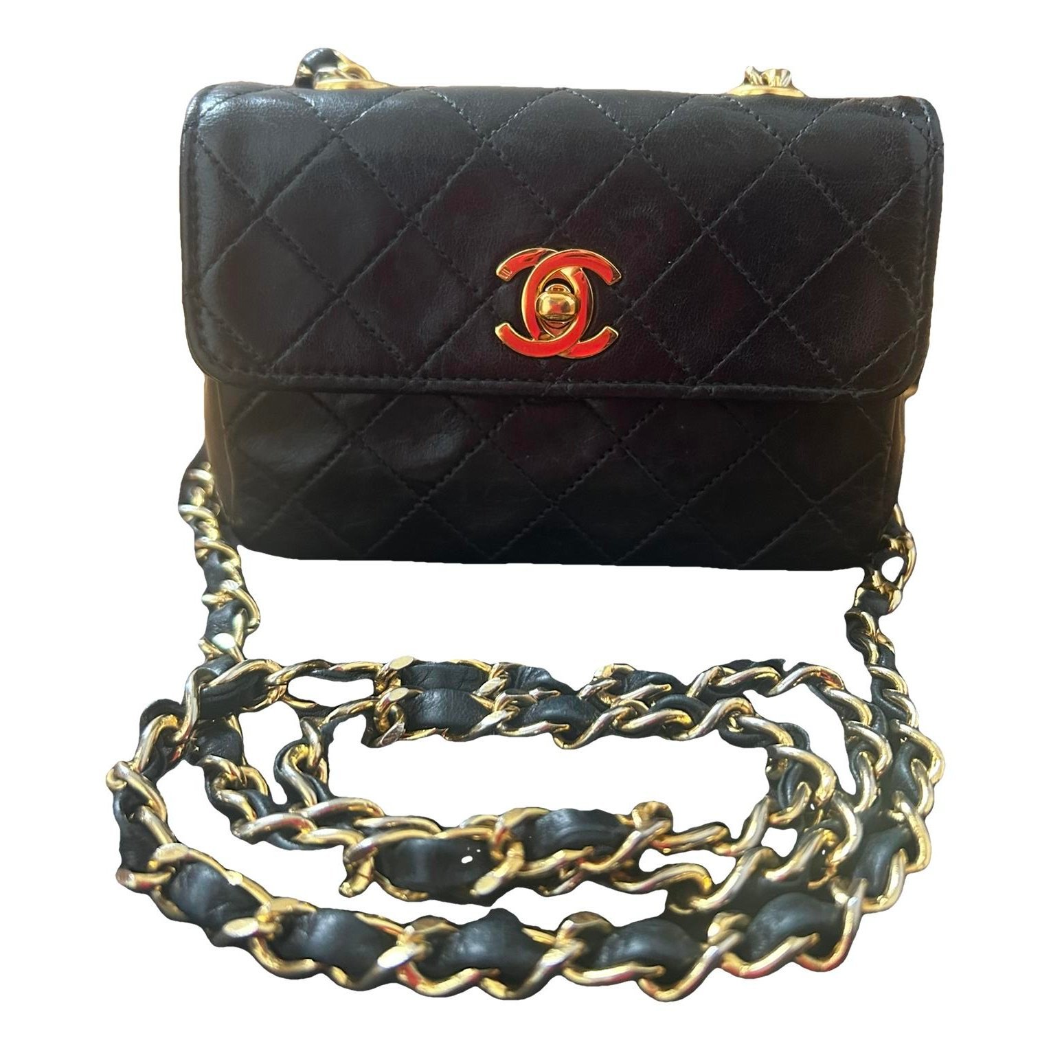 Leather mini bag