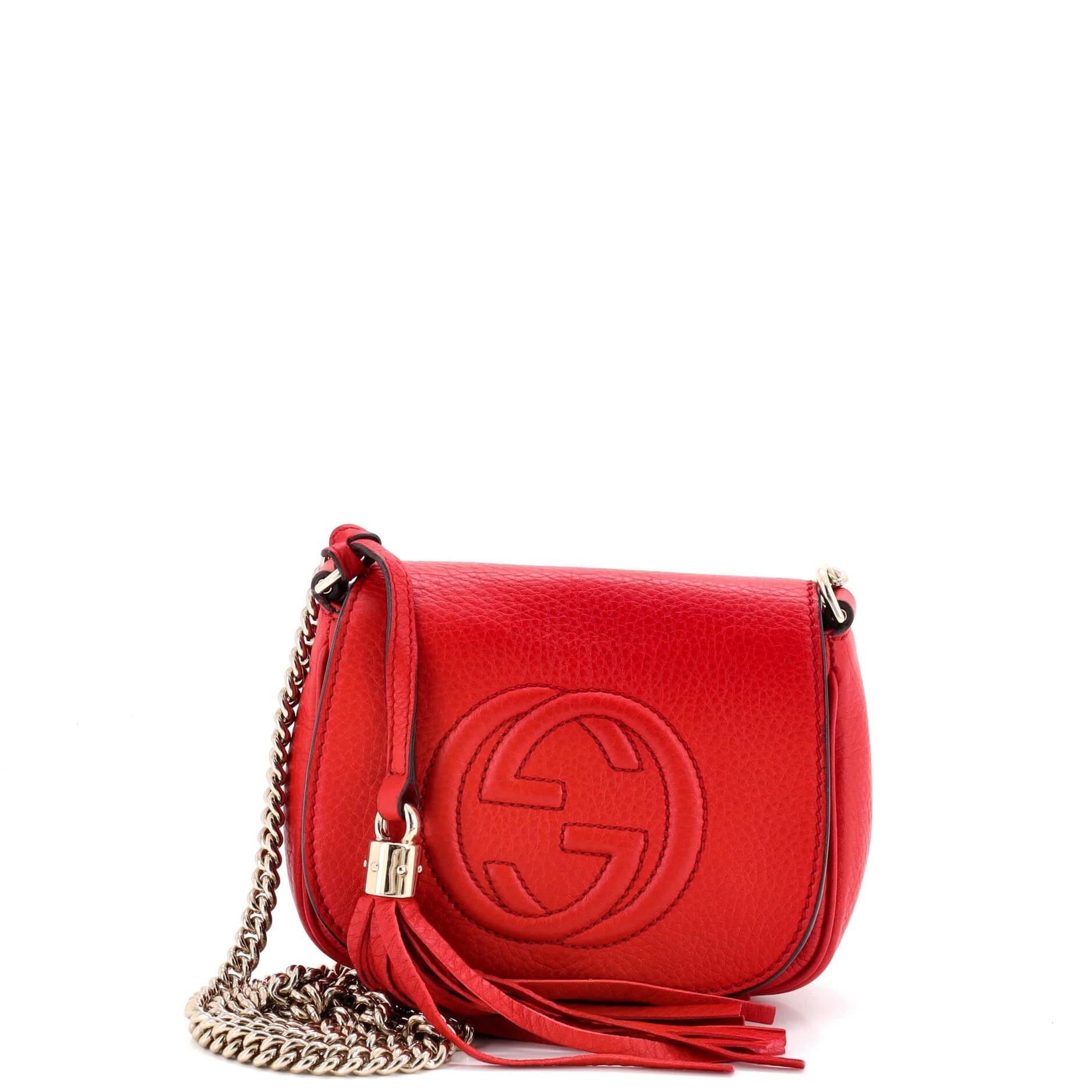 Leather crossbody bag