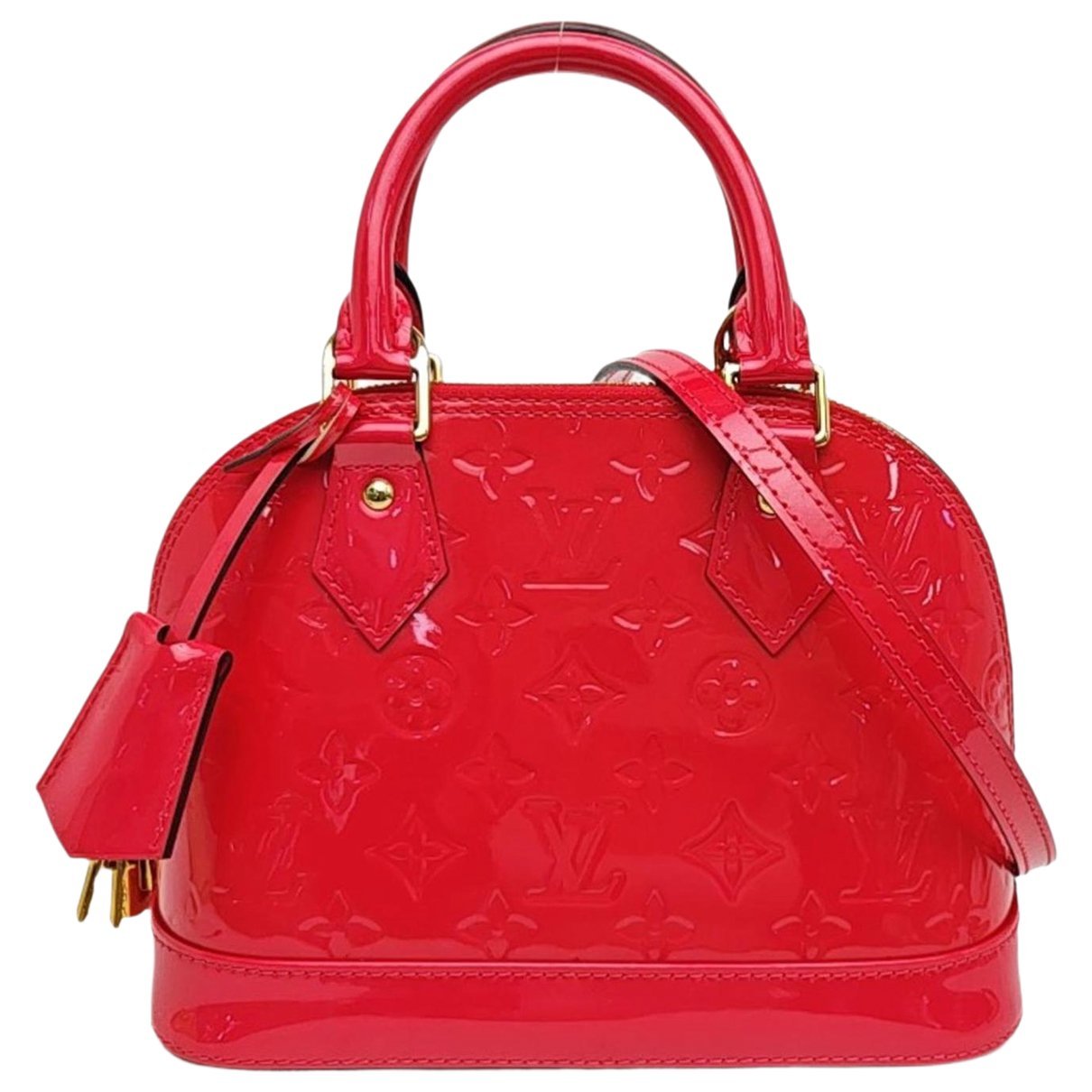 Alma BB patent leather handbag