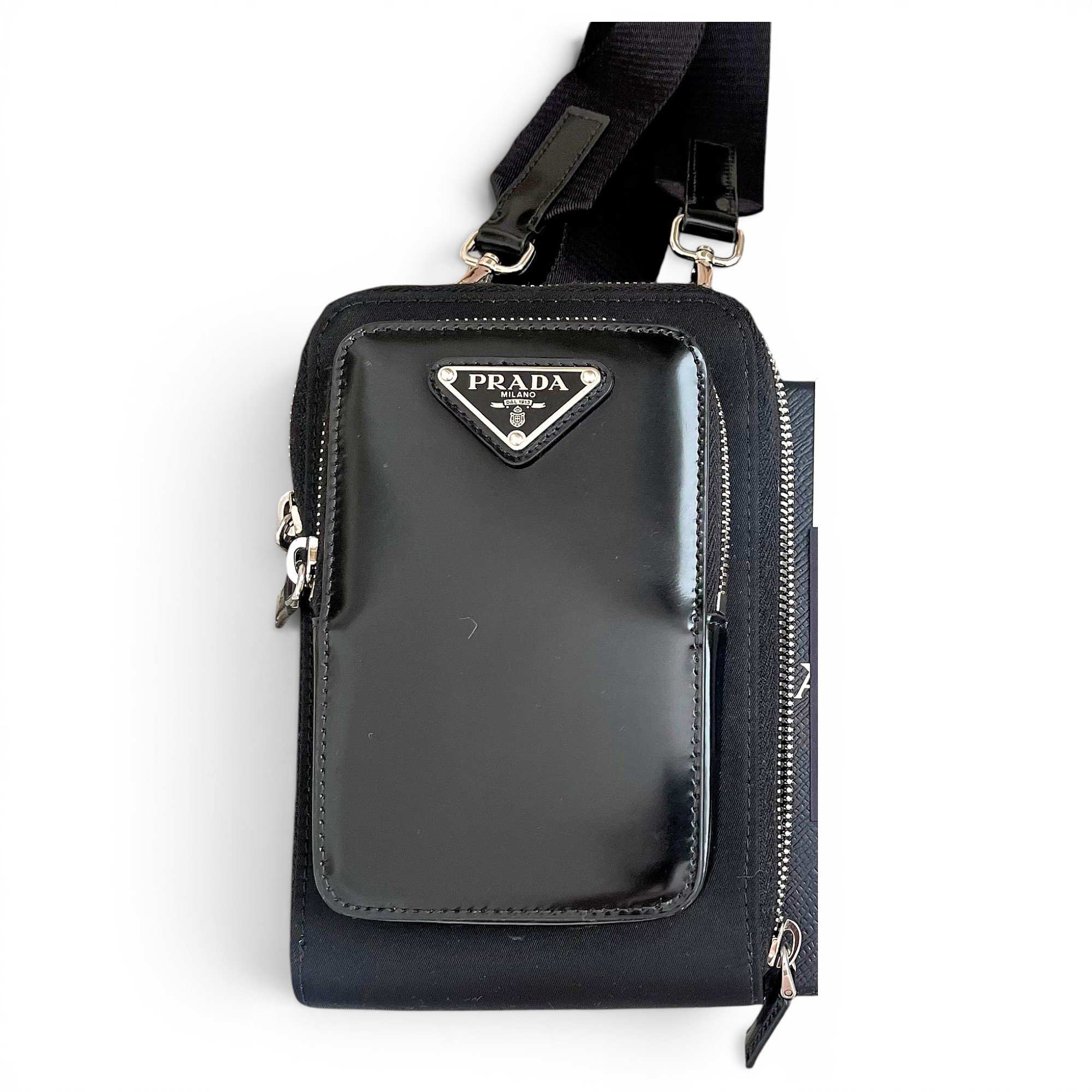 Leather crossbody bag