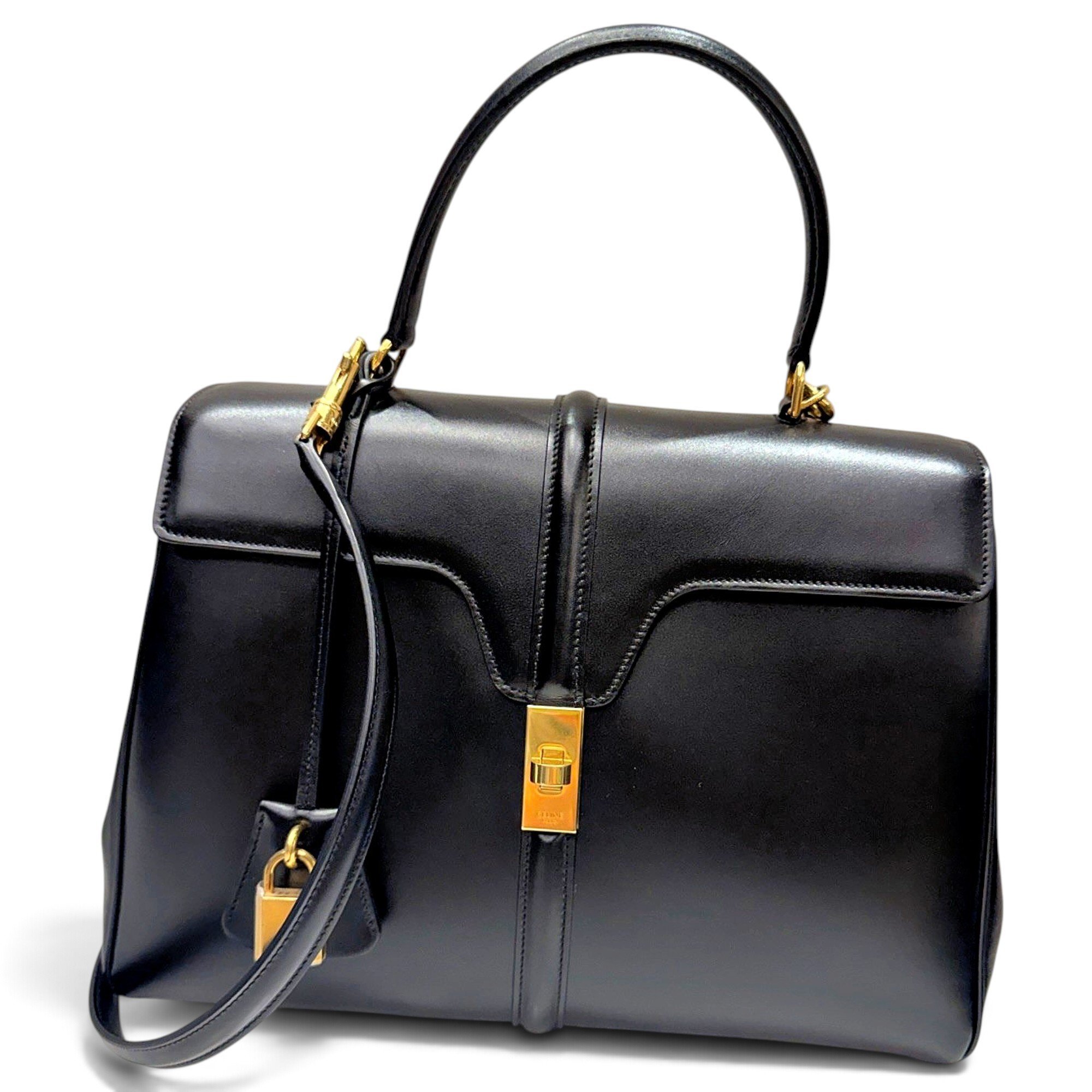 Sac 16 leather handbag