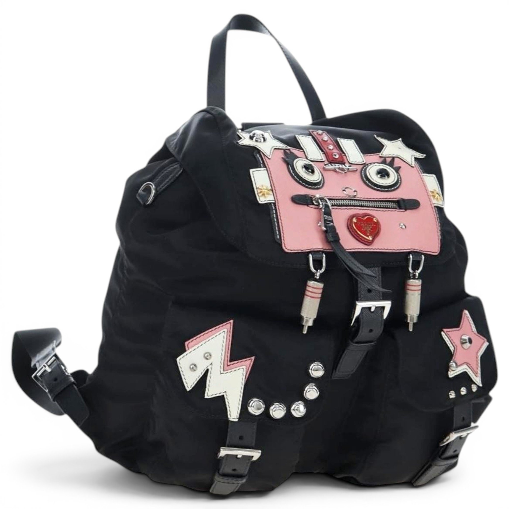 Leather backpack