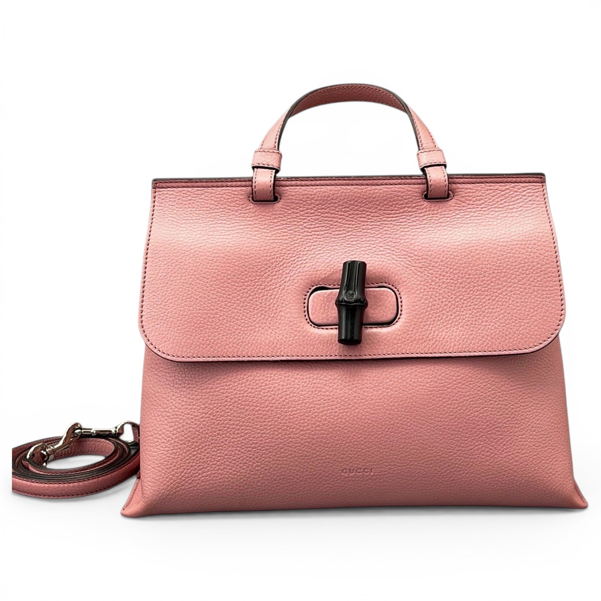 Bamboo Daily Top Handle leather handbag