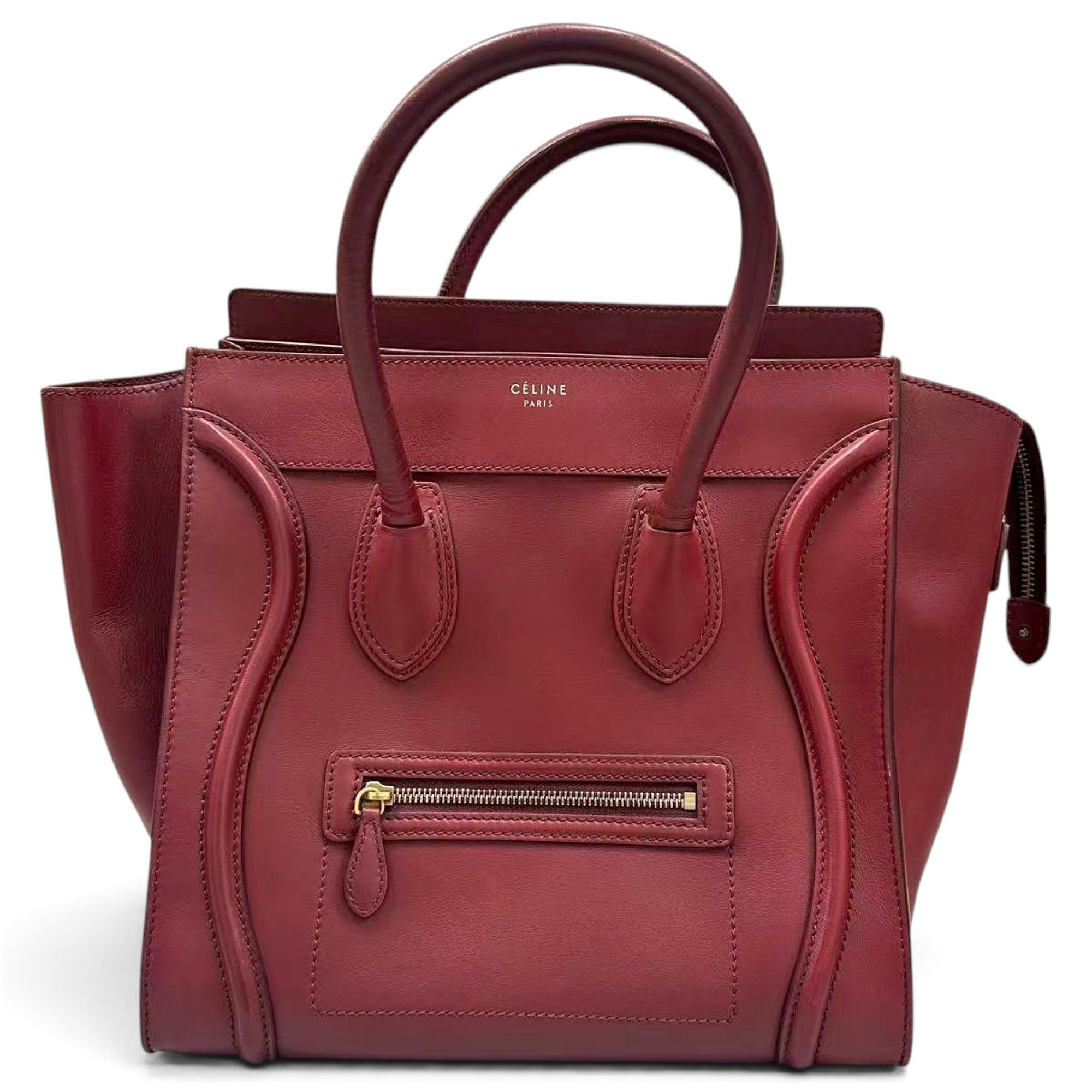 Luggage leather handbag