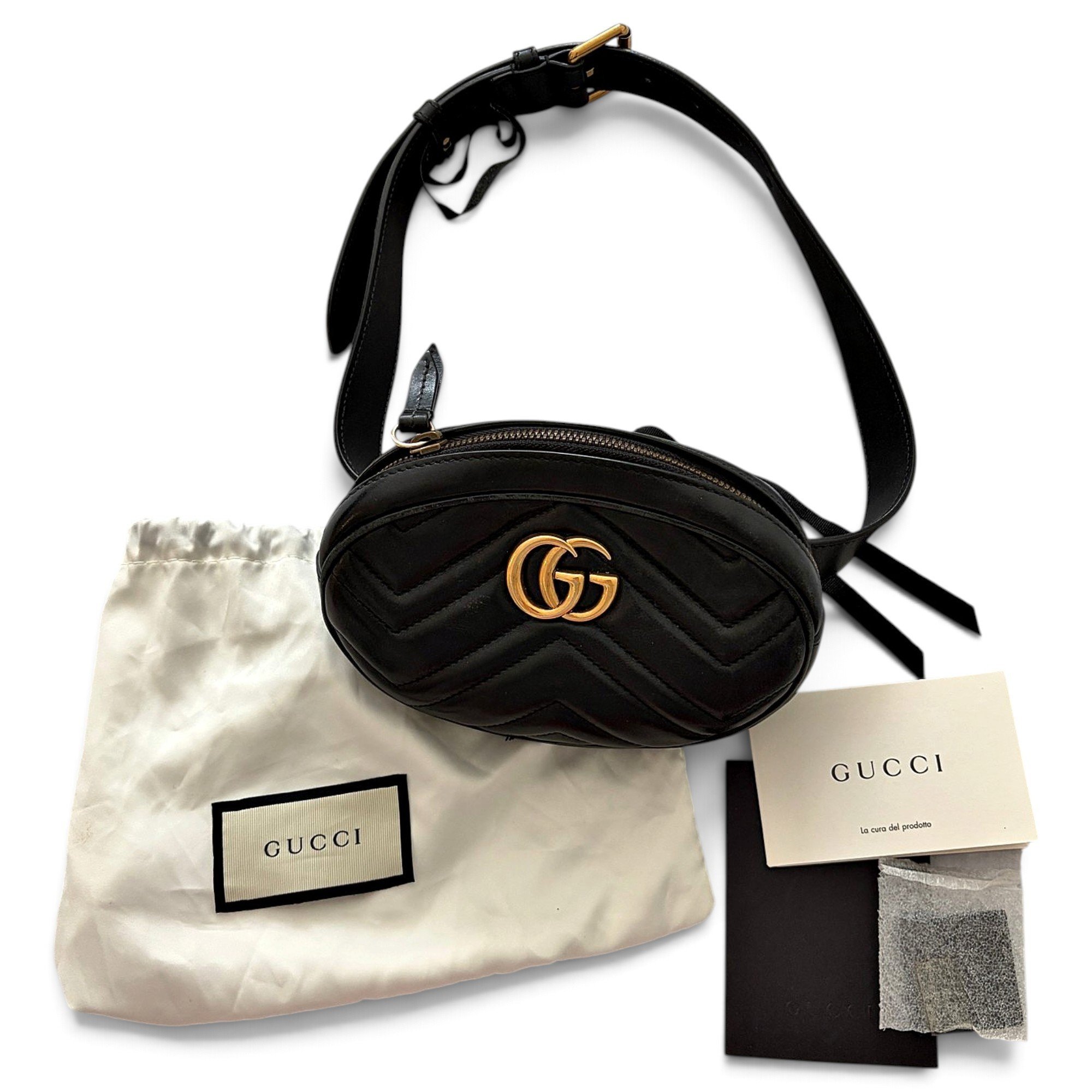 GG Marmont Oval leather handbag