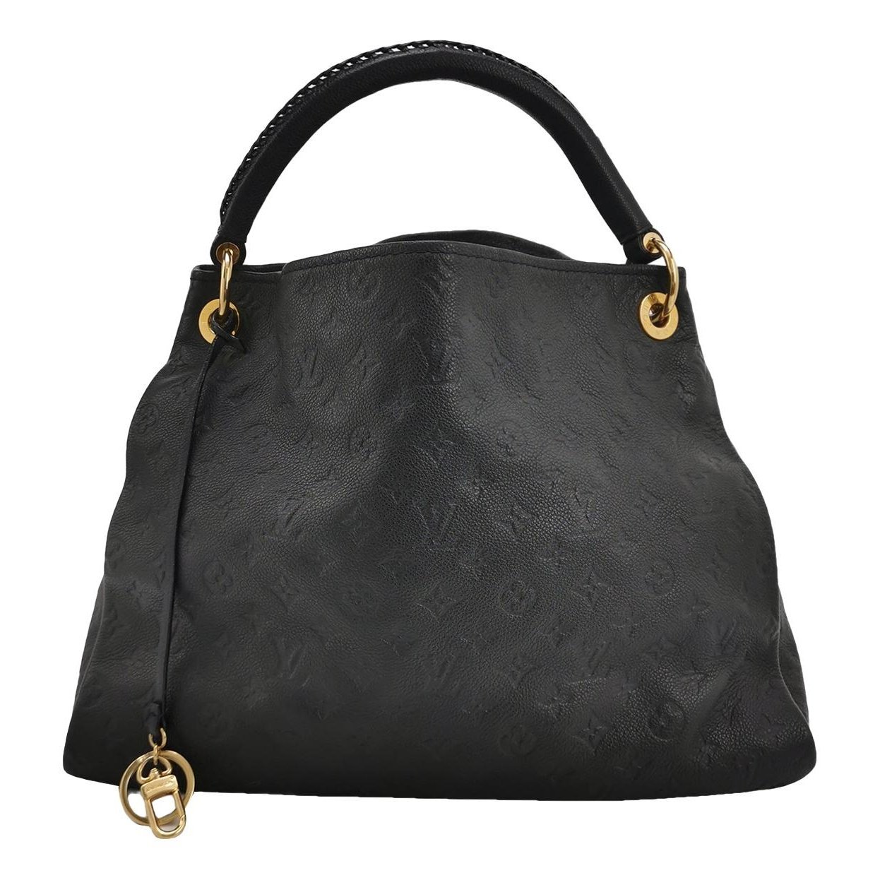Artsy leather handbag