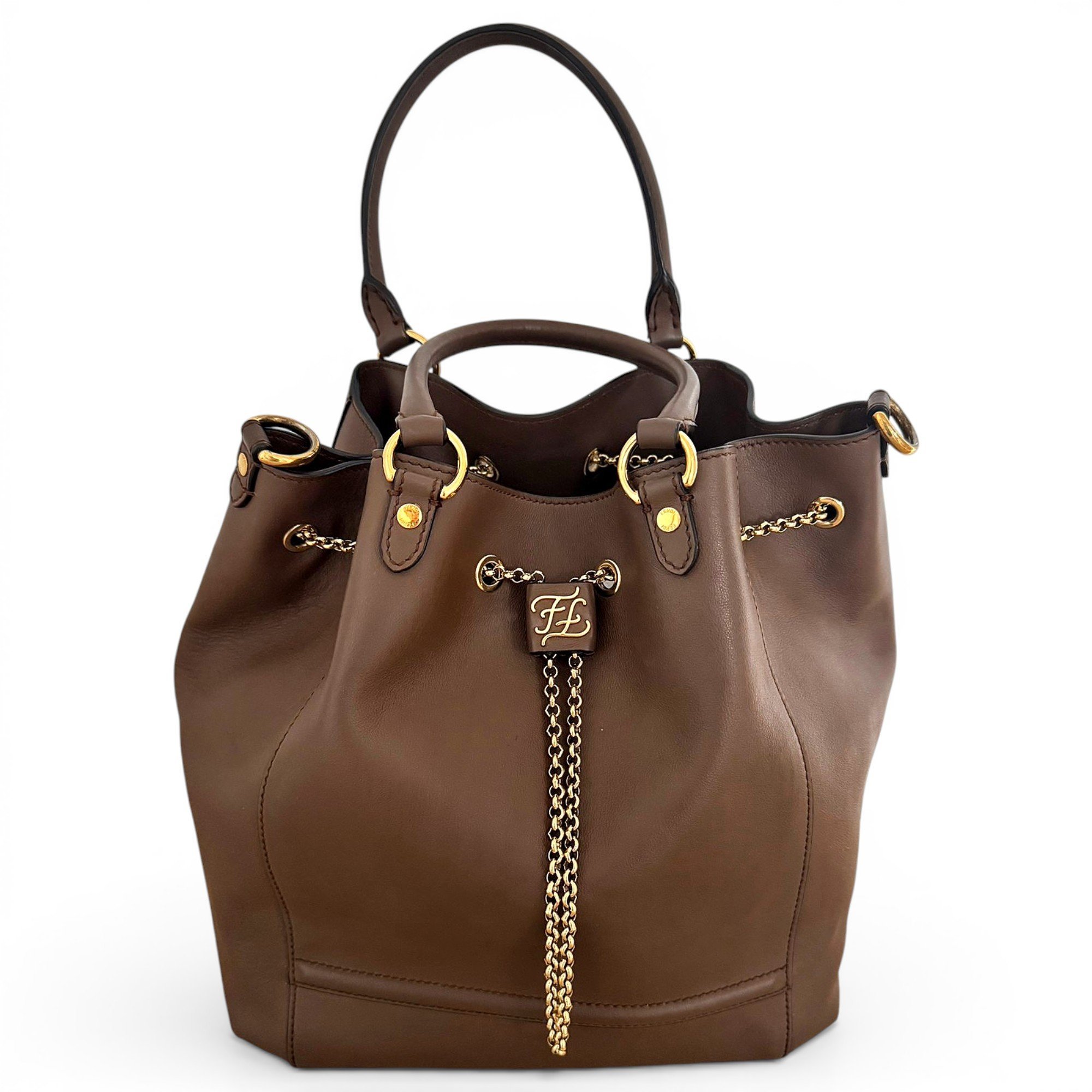 Leather handbag