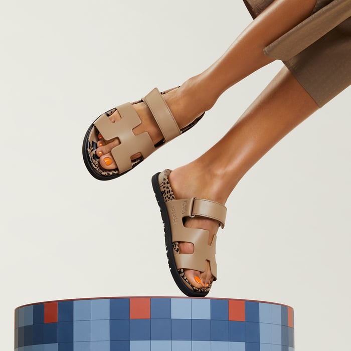 Beige Argile Chypre Sandal