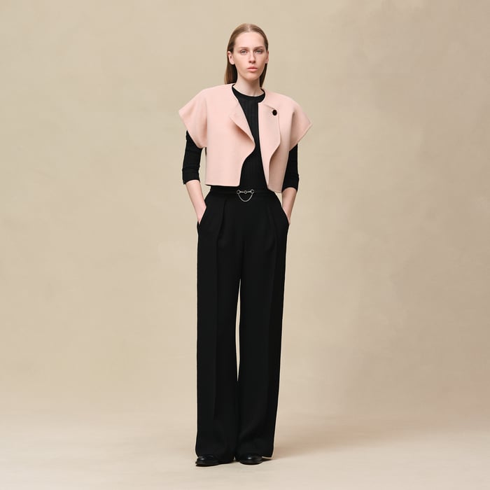 Rose Palomino Short-sleeve Bolero Jacket