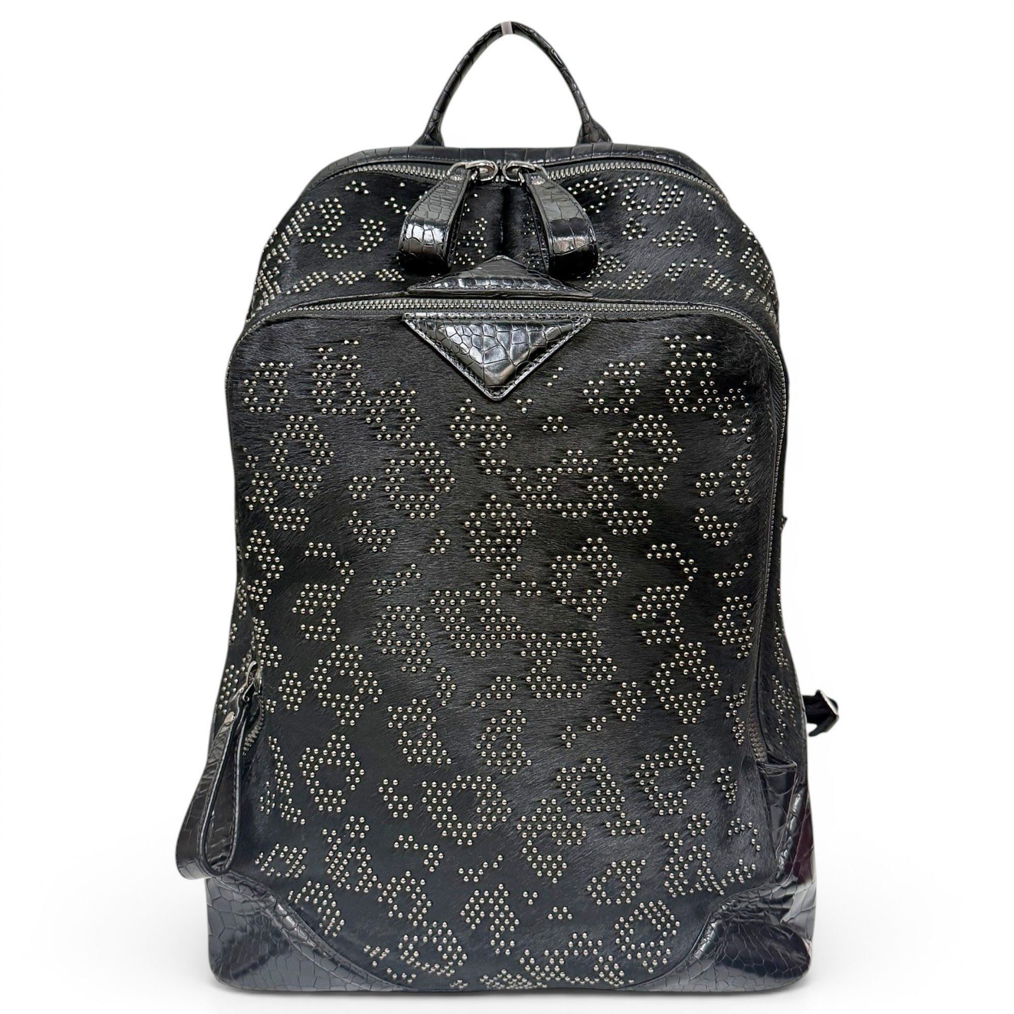 Leather backpack
