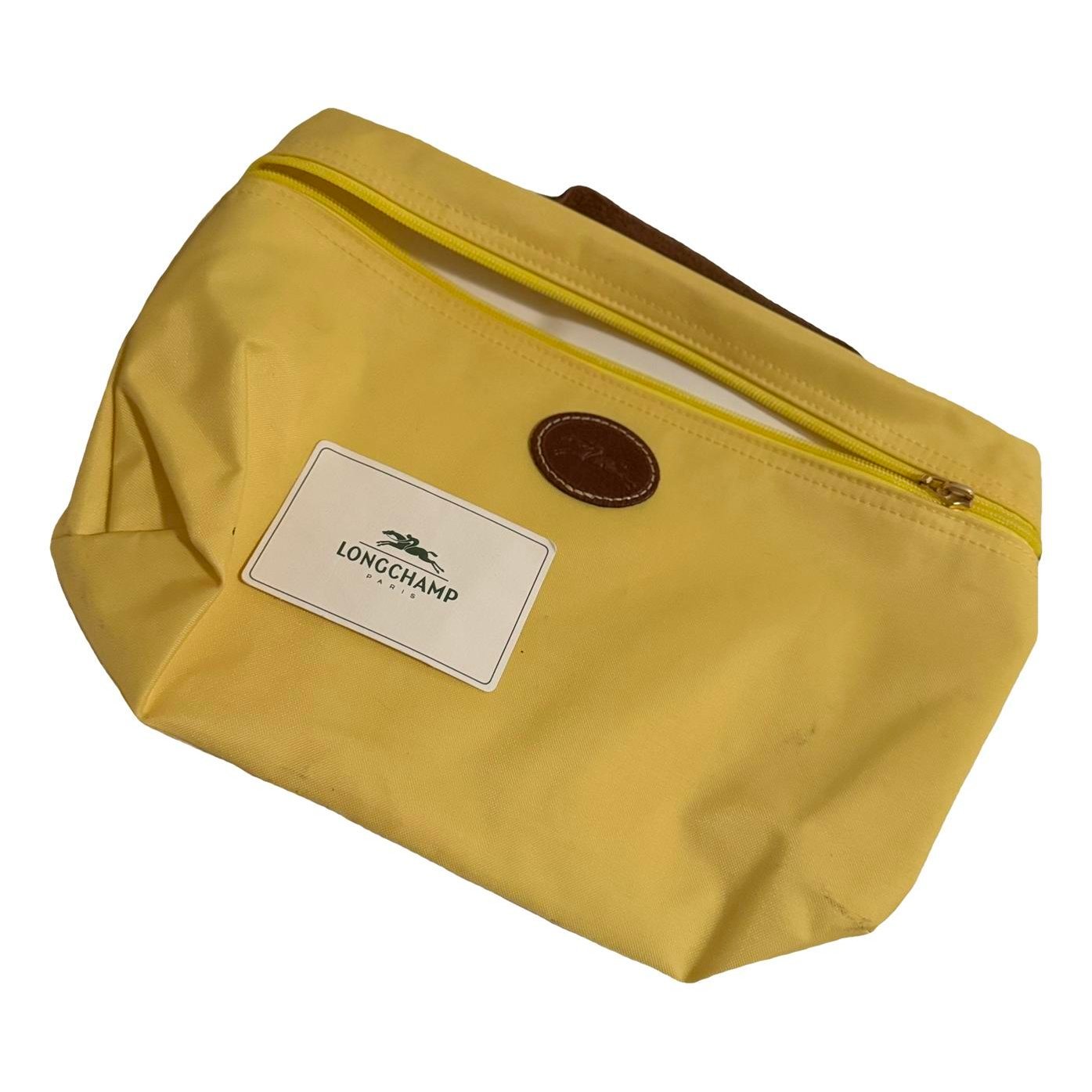 Longchamp Pliage leather vanity case