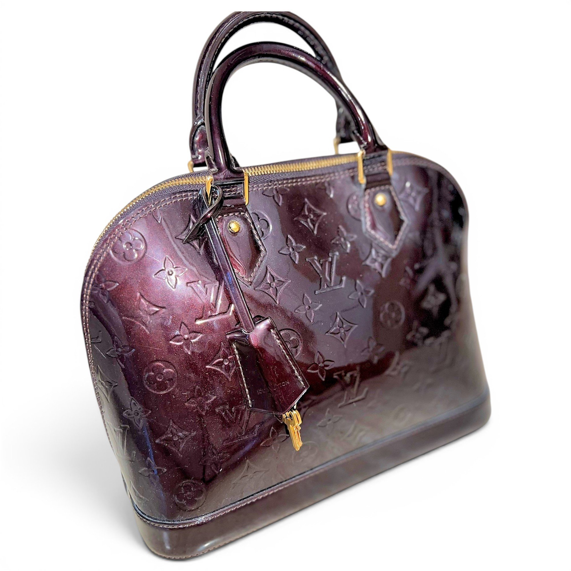Alma vinyl handbag