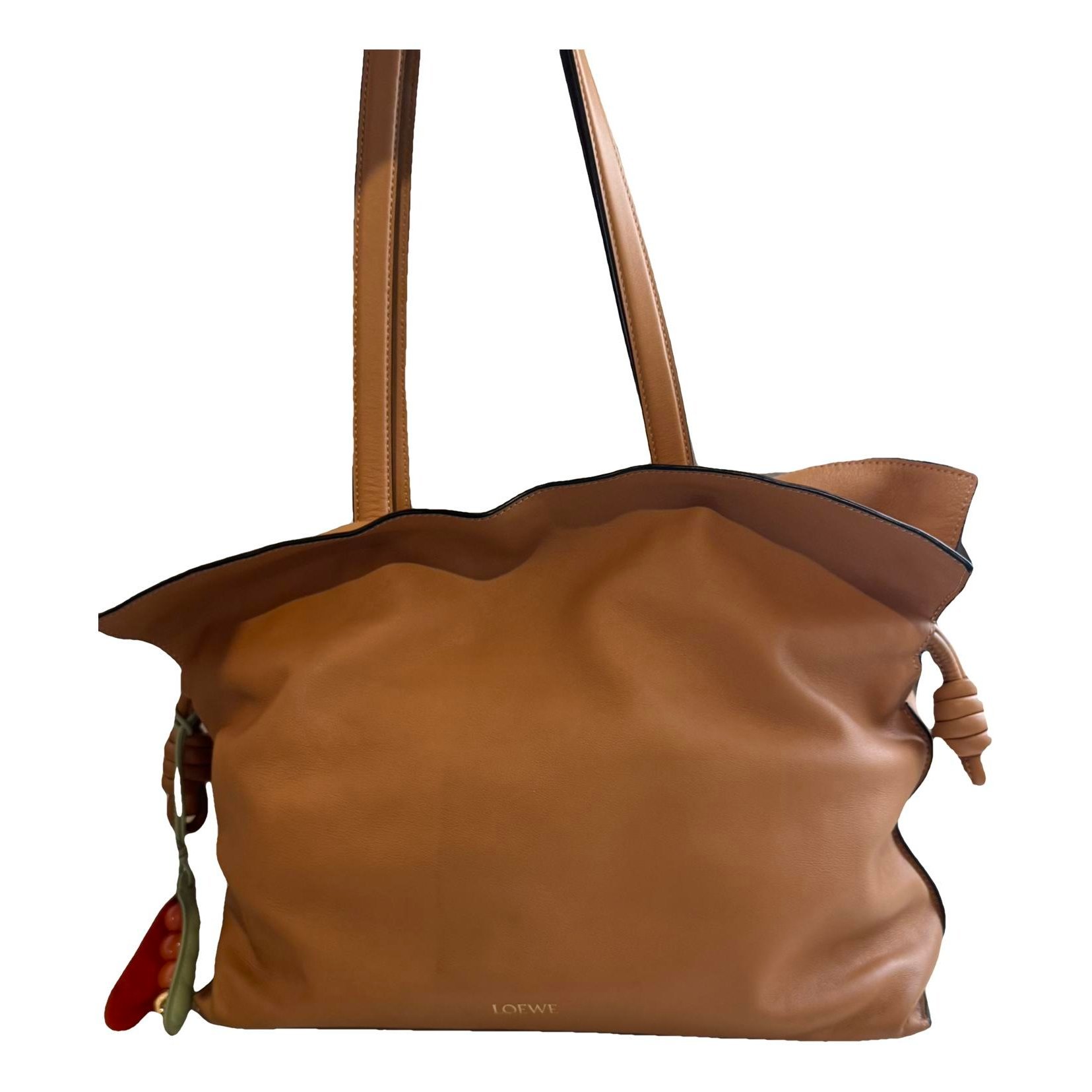 Flamenco leather handbag