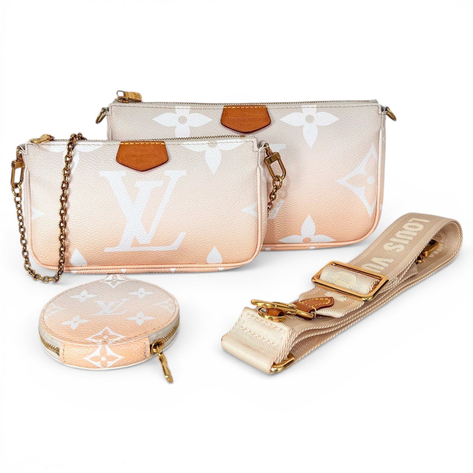 Multi Pochette Accessoires vinyl handbag