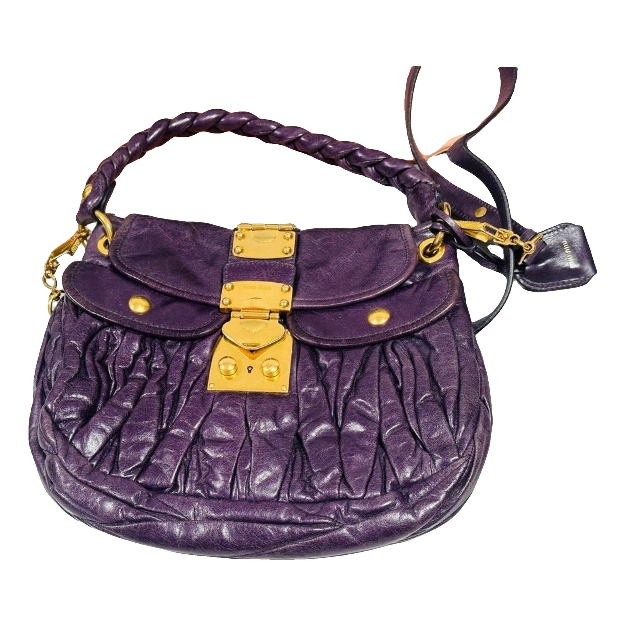 Miu Miu Coffer leather handbag
