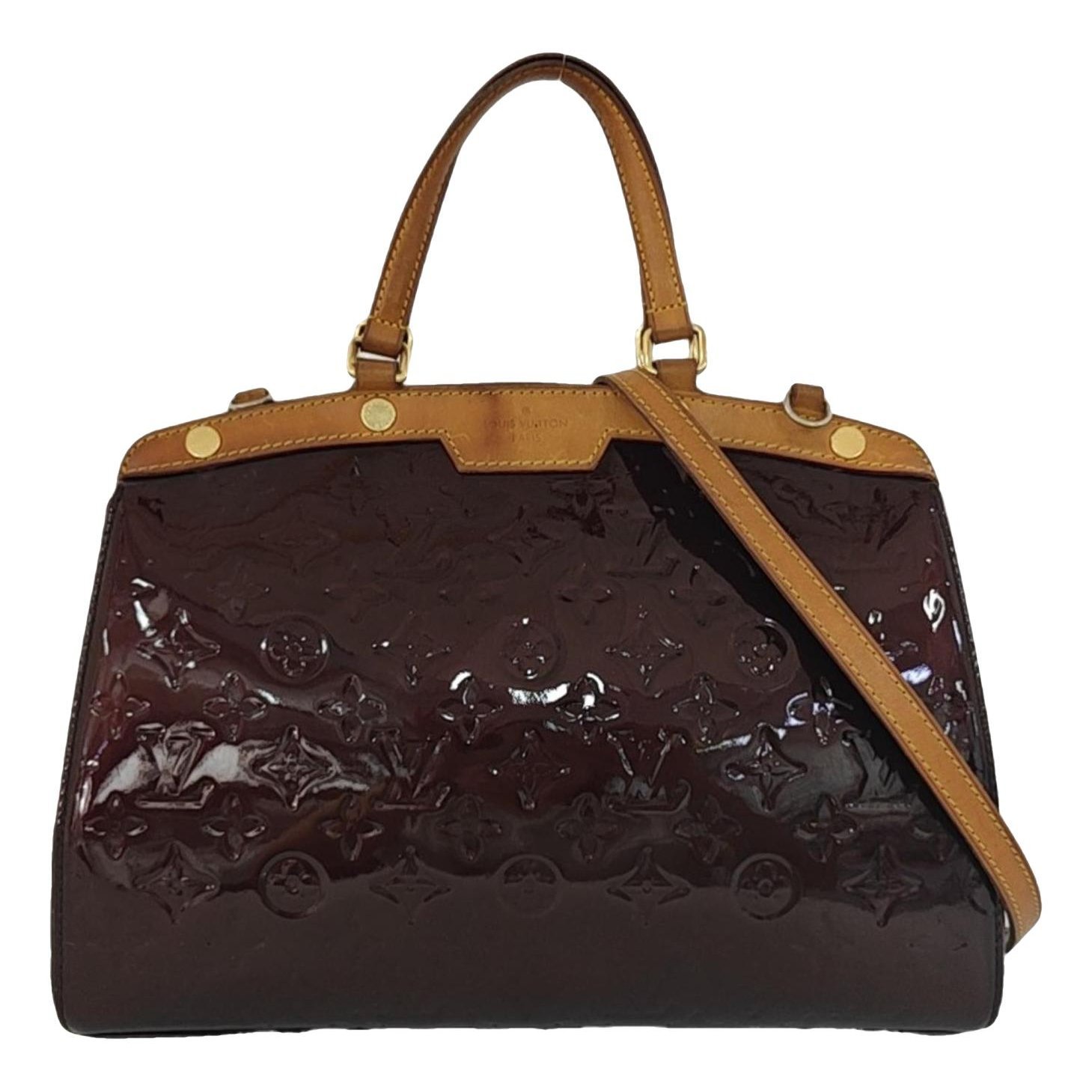 Patent leather handbag