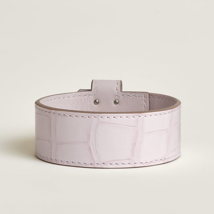 Mauve Pâle Kelly Twist Bracelet, Small Model