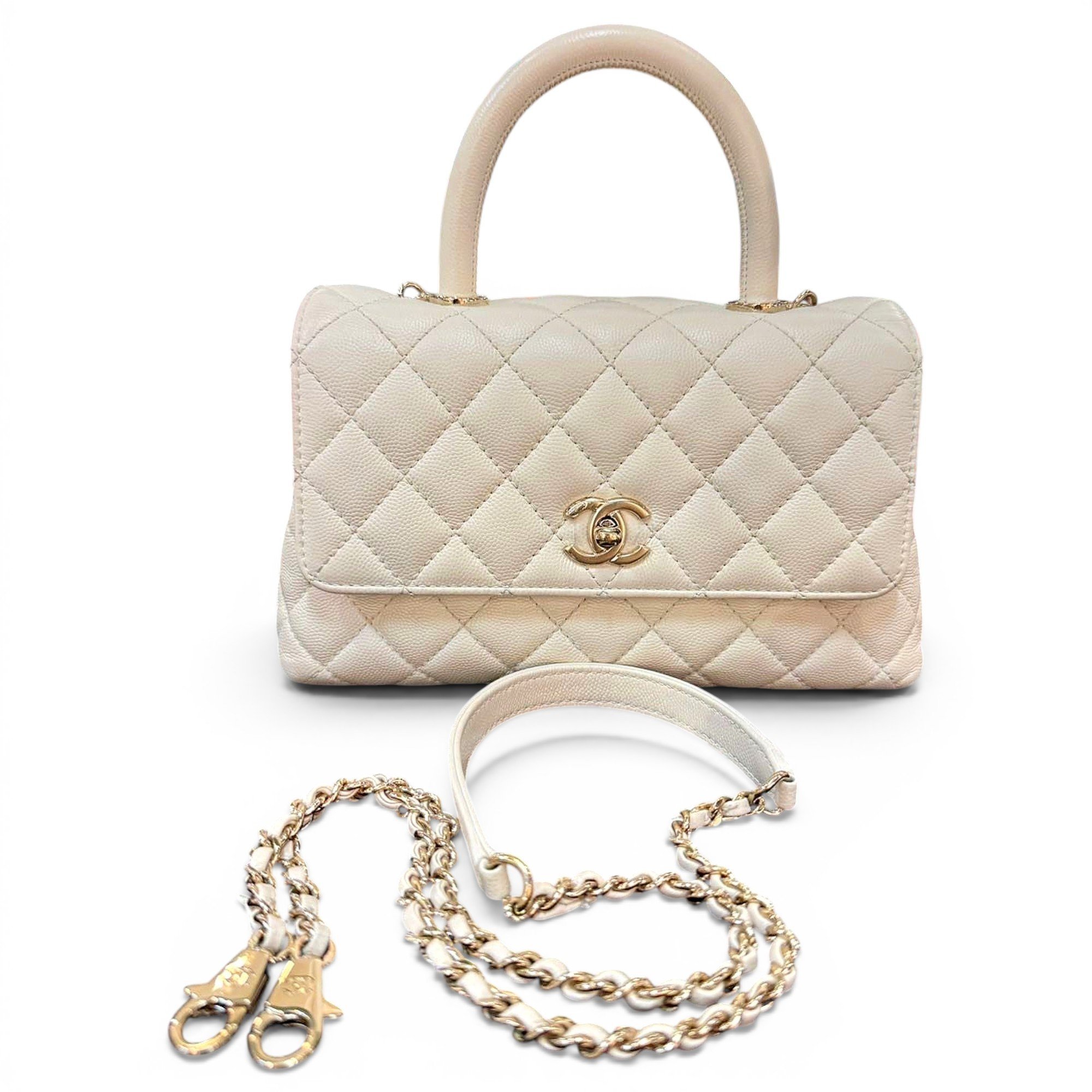 Coco Handle leather handbag