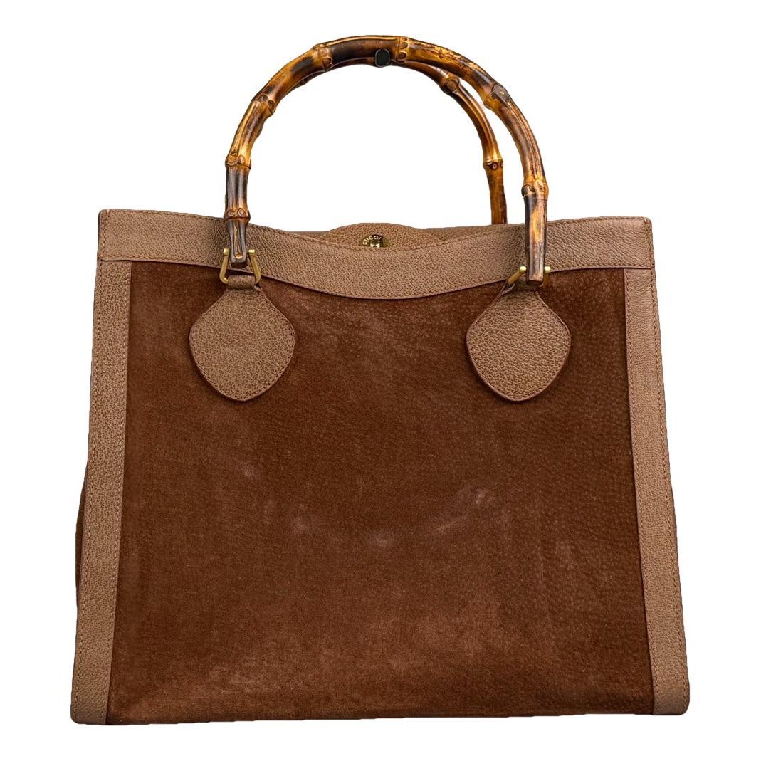 Diana Bamboo leather tote