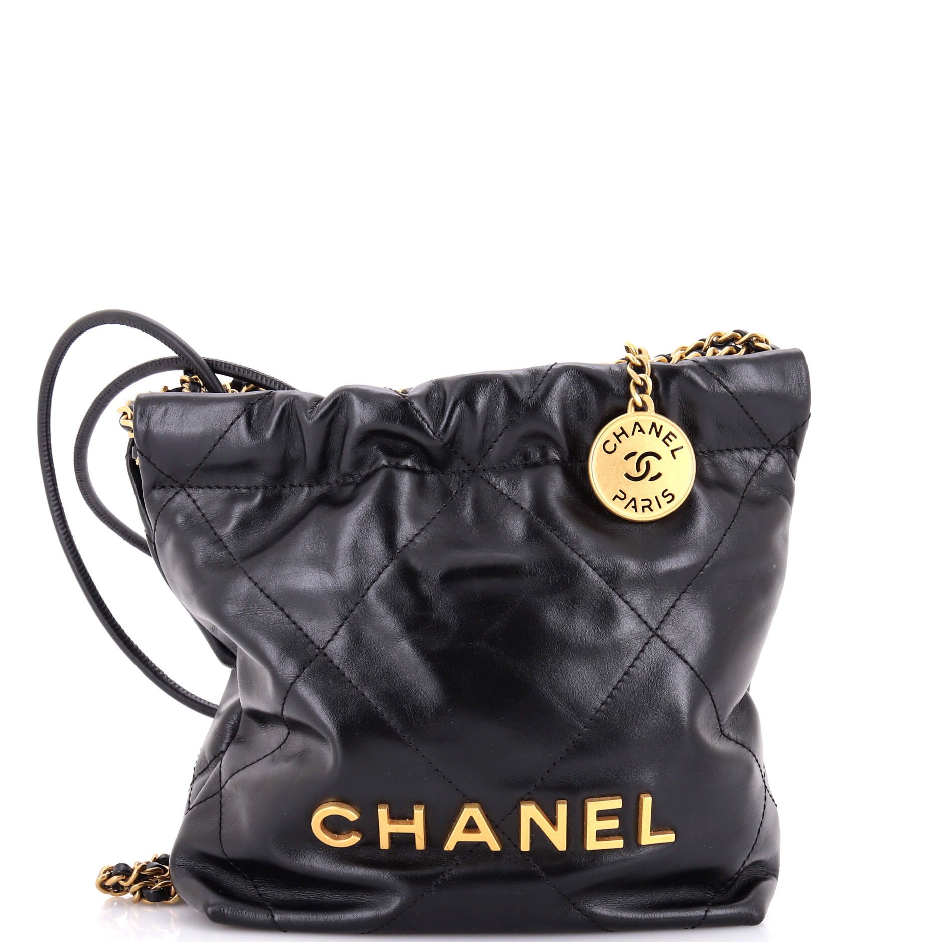 22 Chain Hobo Quilted Calfskin Mini