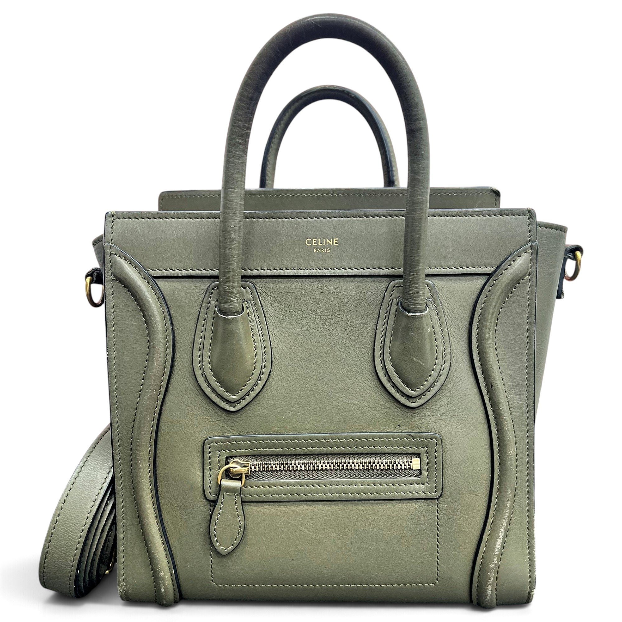 Classic leather handbag