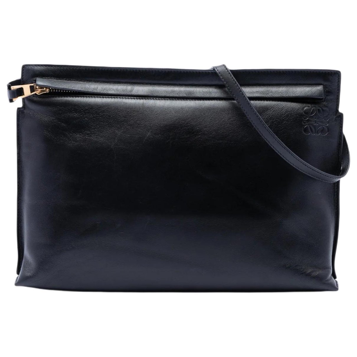 Anagram leather crossbody bag