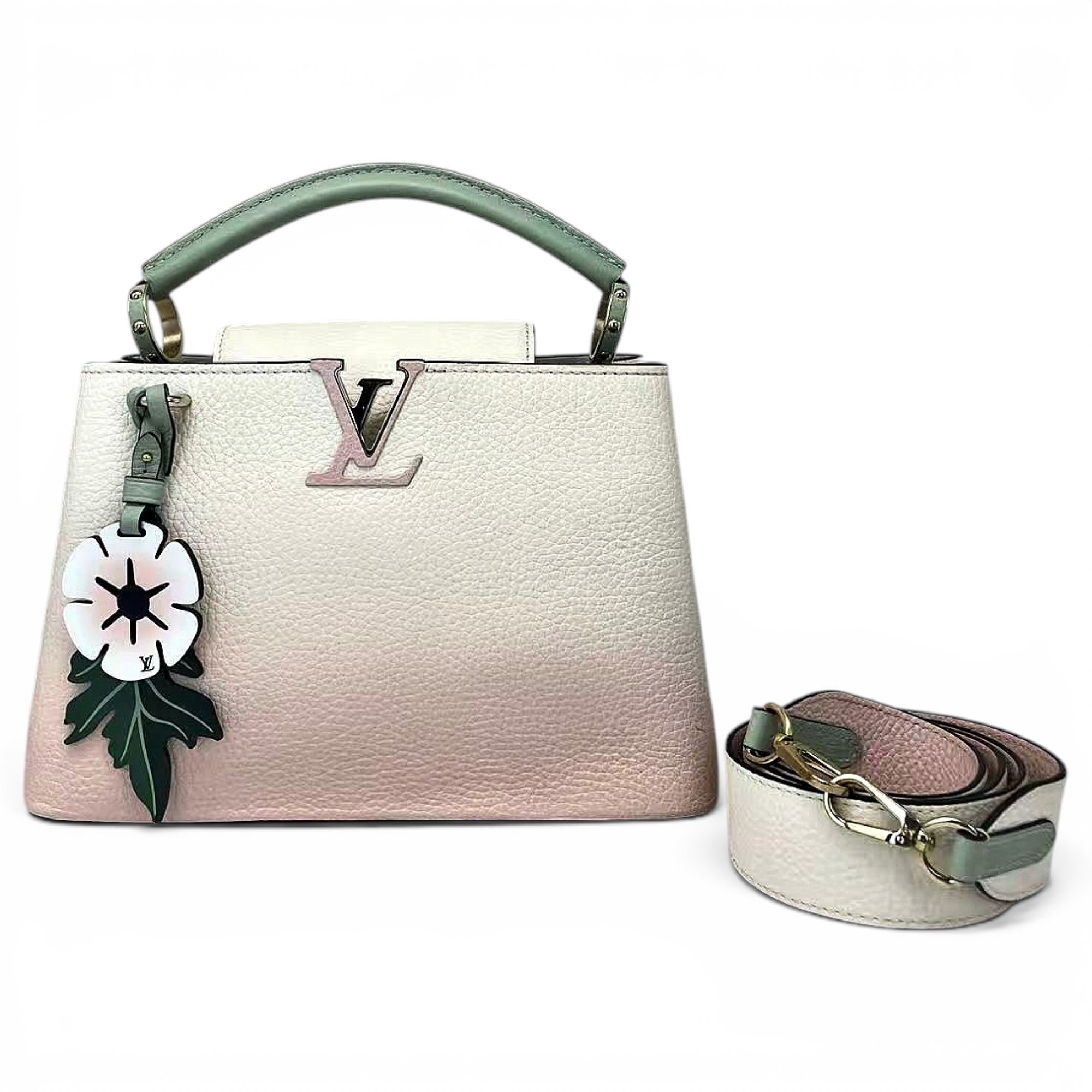 Capucines leather handbag