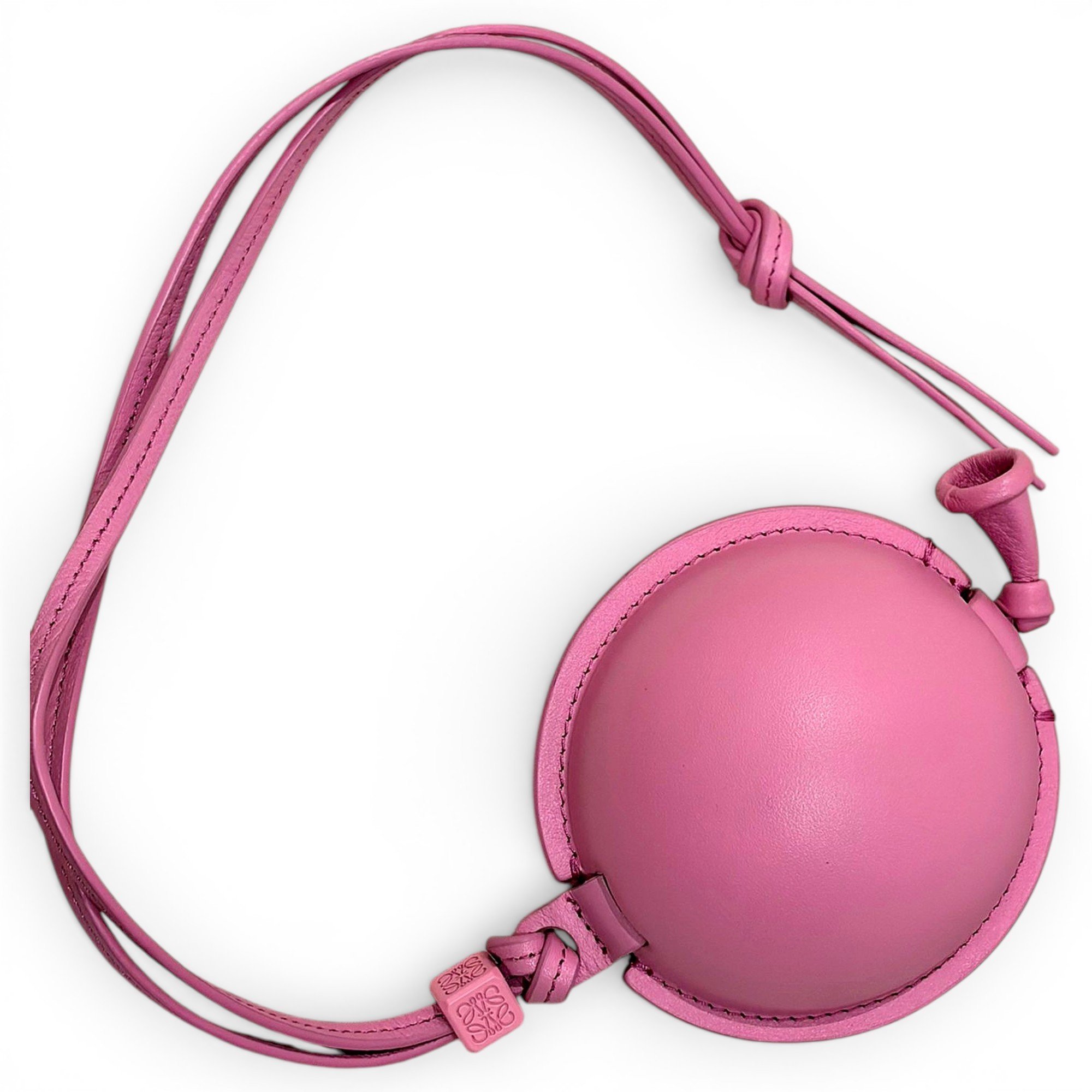 Balloon leather handbag