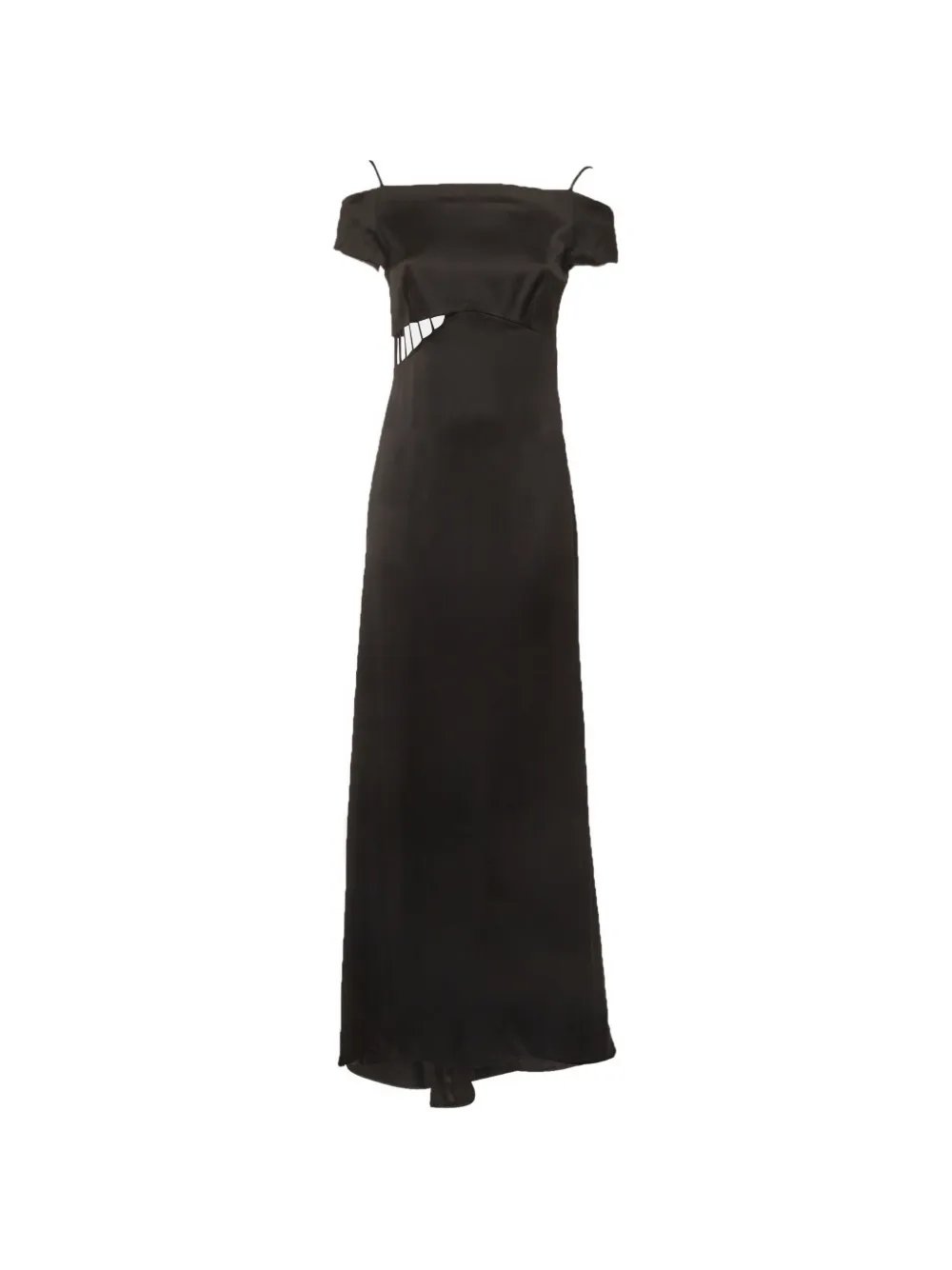 off-shoulder maxi dress