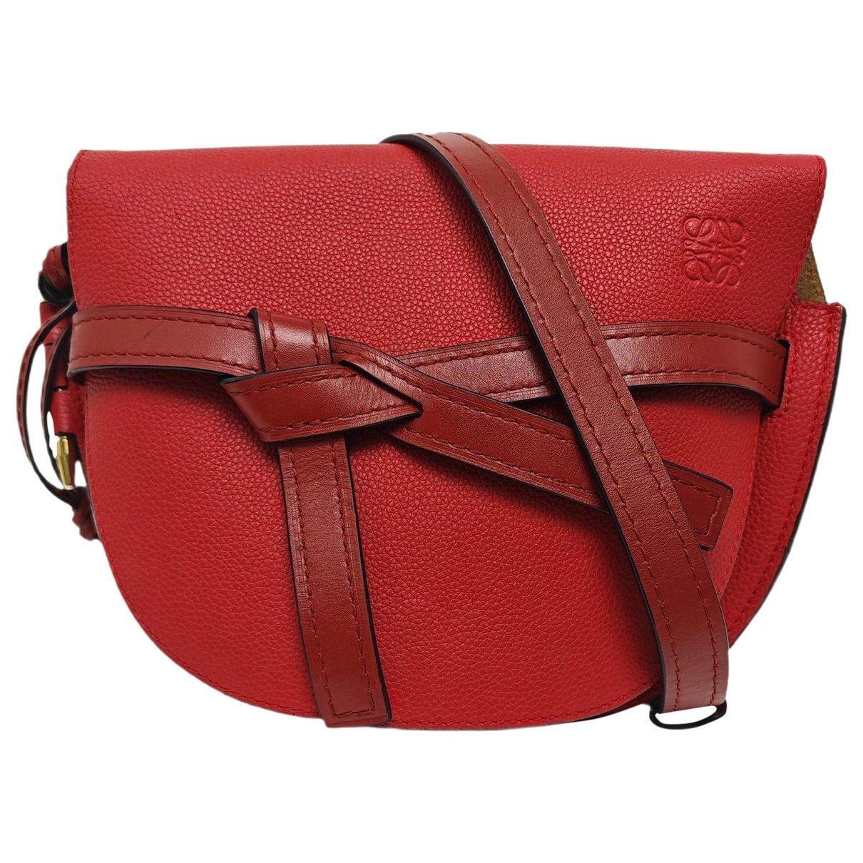 Gate leather crossbody bag
