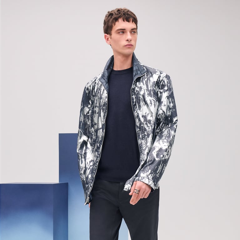 "Cavalcade siderale" reversible overshirt
