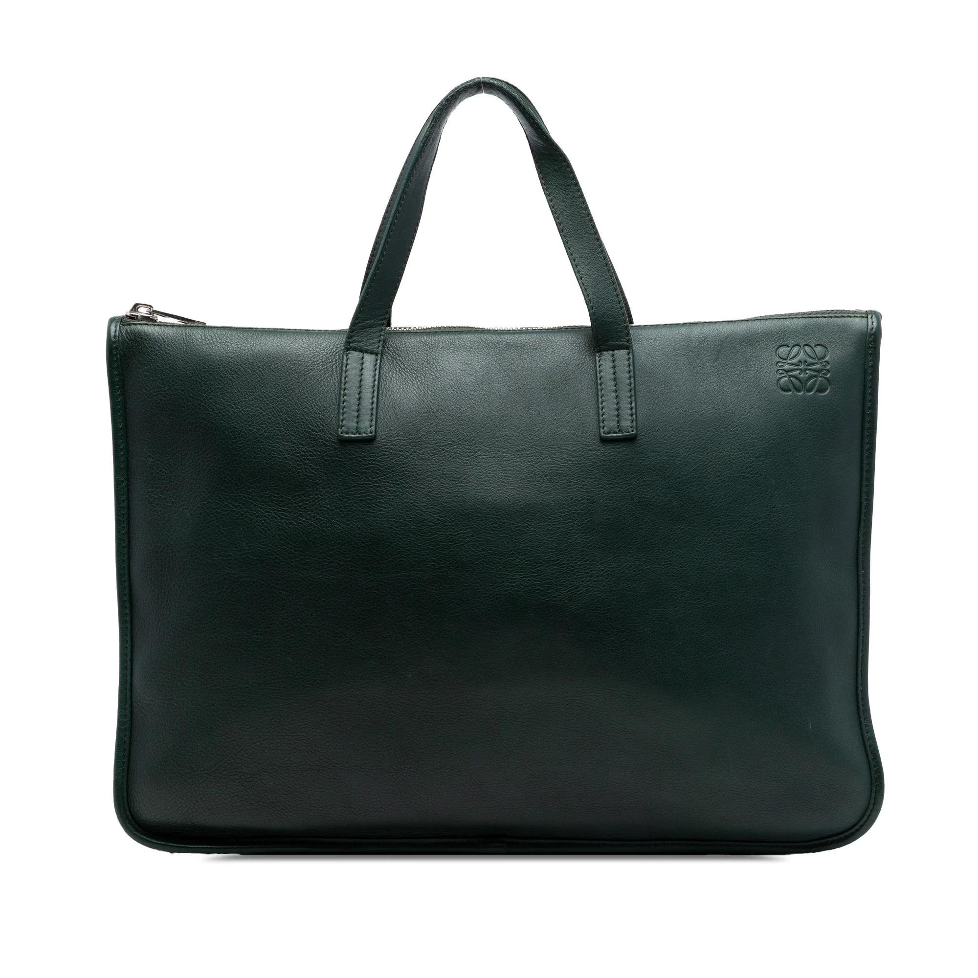 Anagram leather handbag