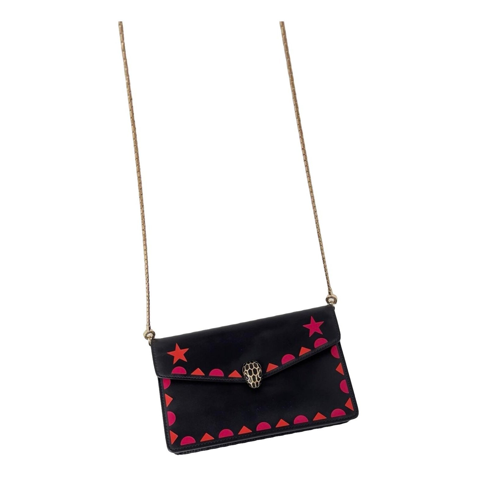 Serpenti leather handbag