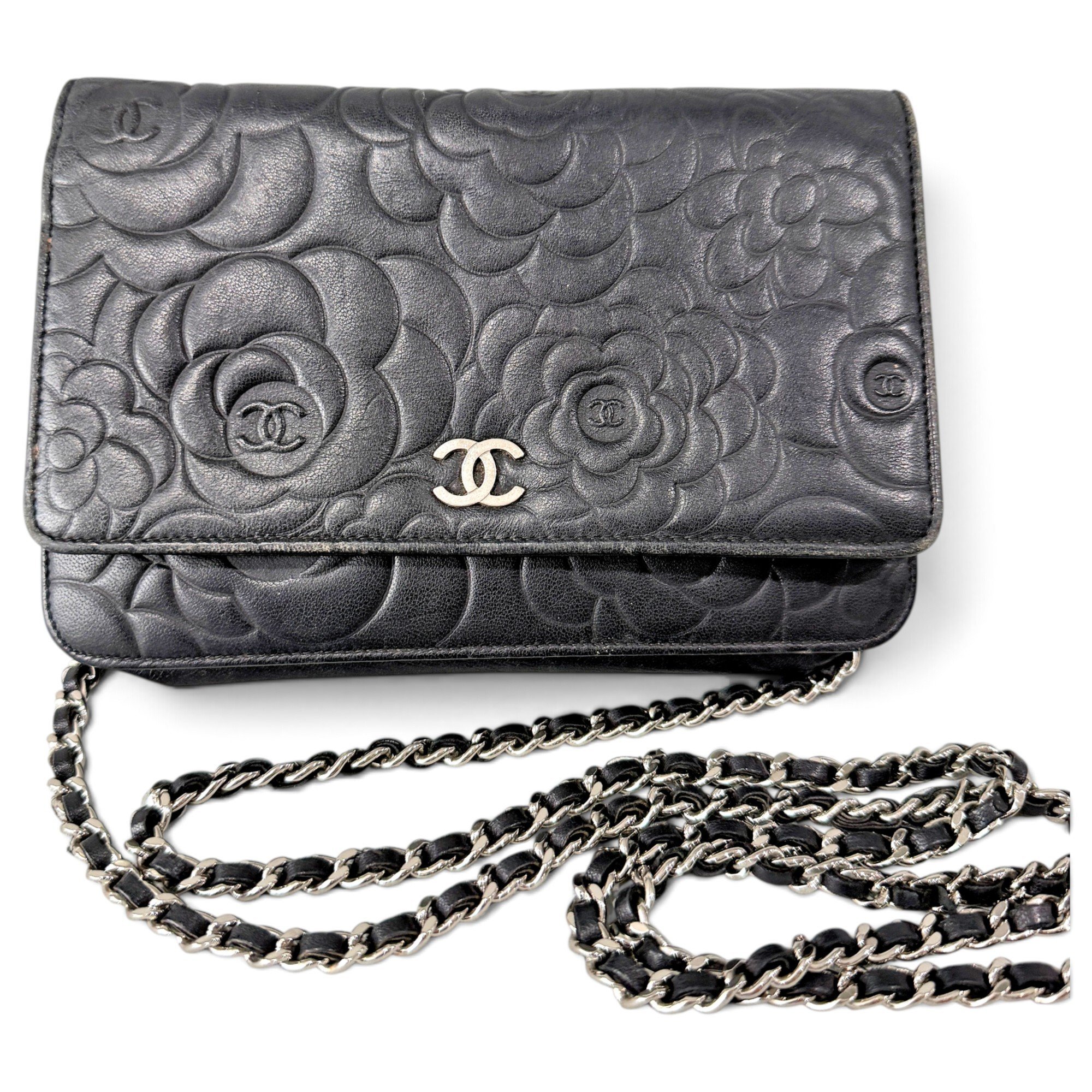 Wallet On Chain Timeless/Classique leather handbag