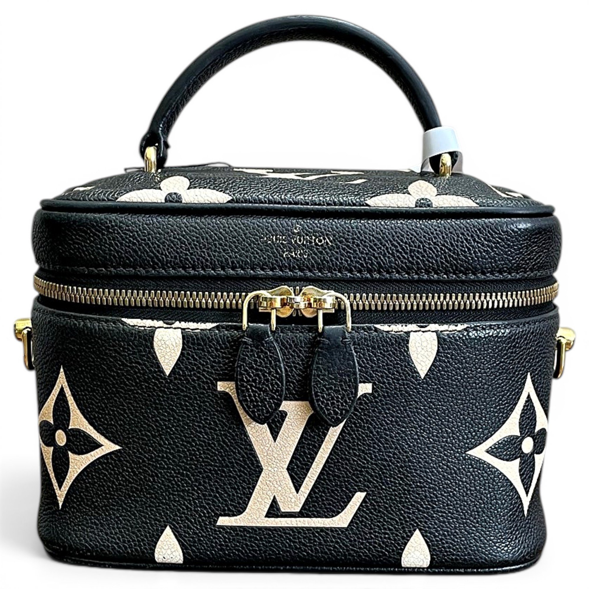 Vanity leather handbag