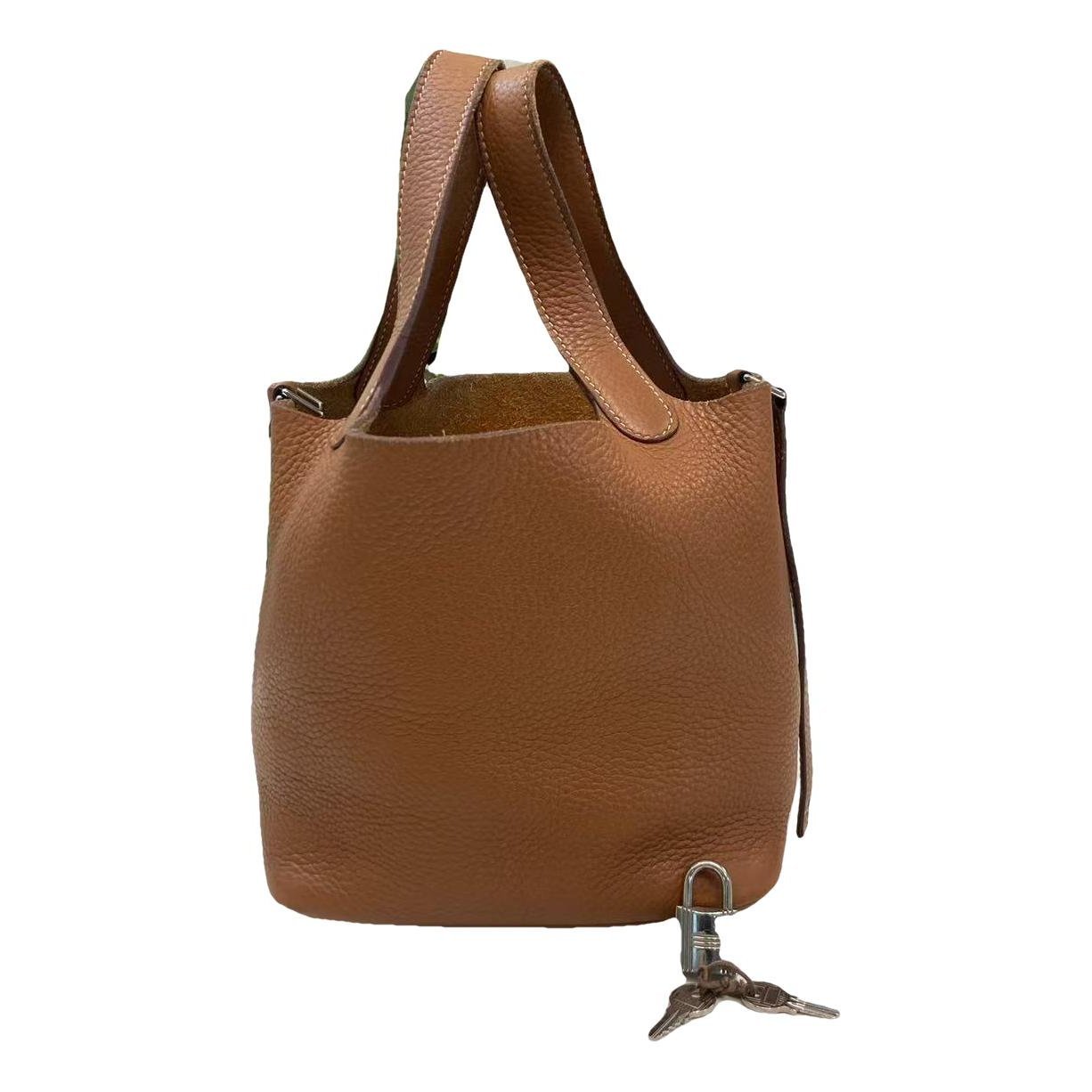 Picotin leather handbag