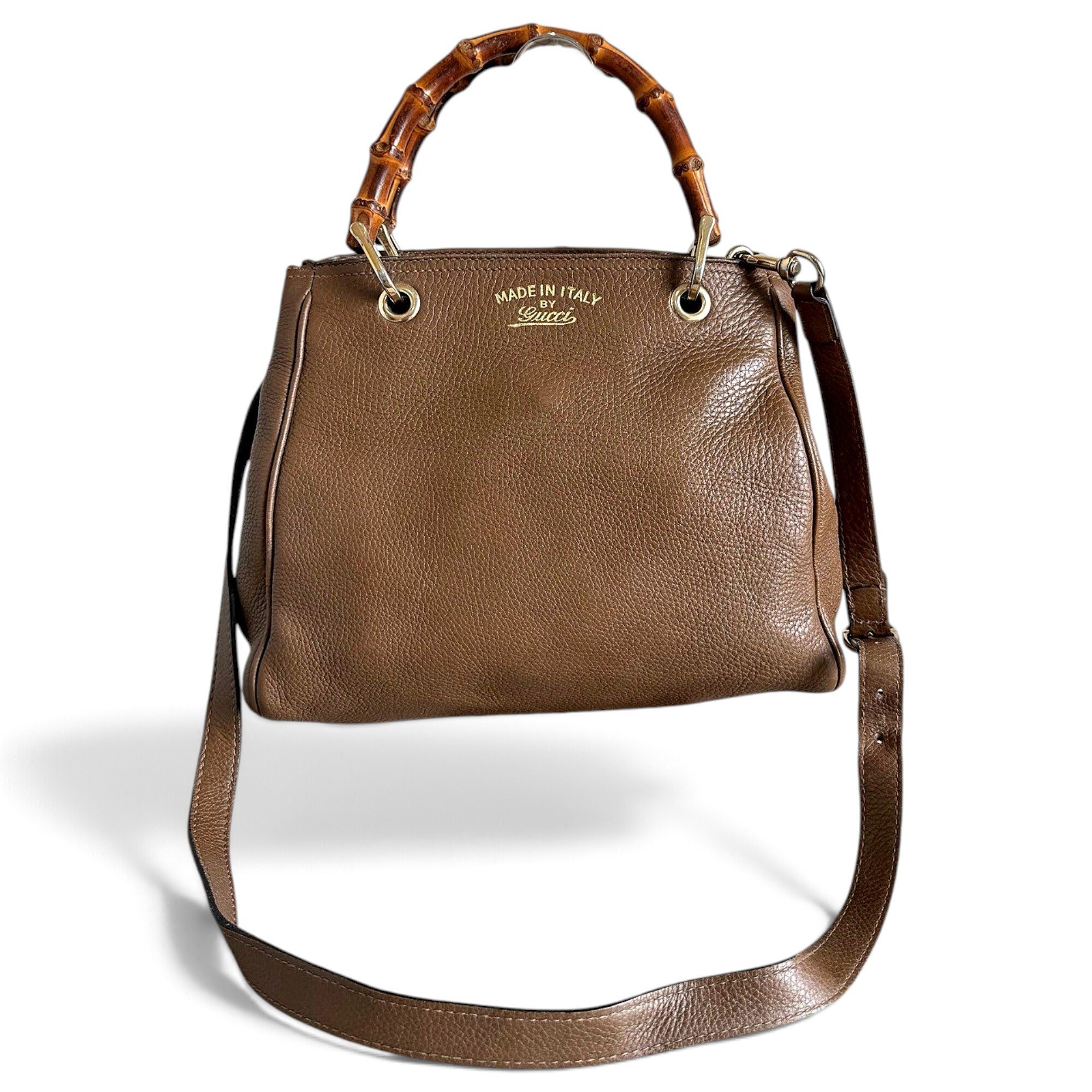 Bamboo Daily Top Handle leather handbag