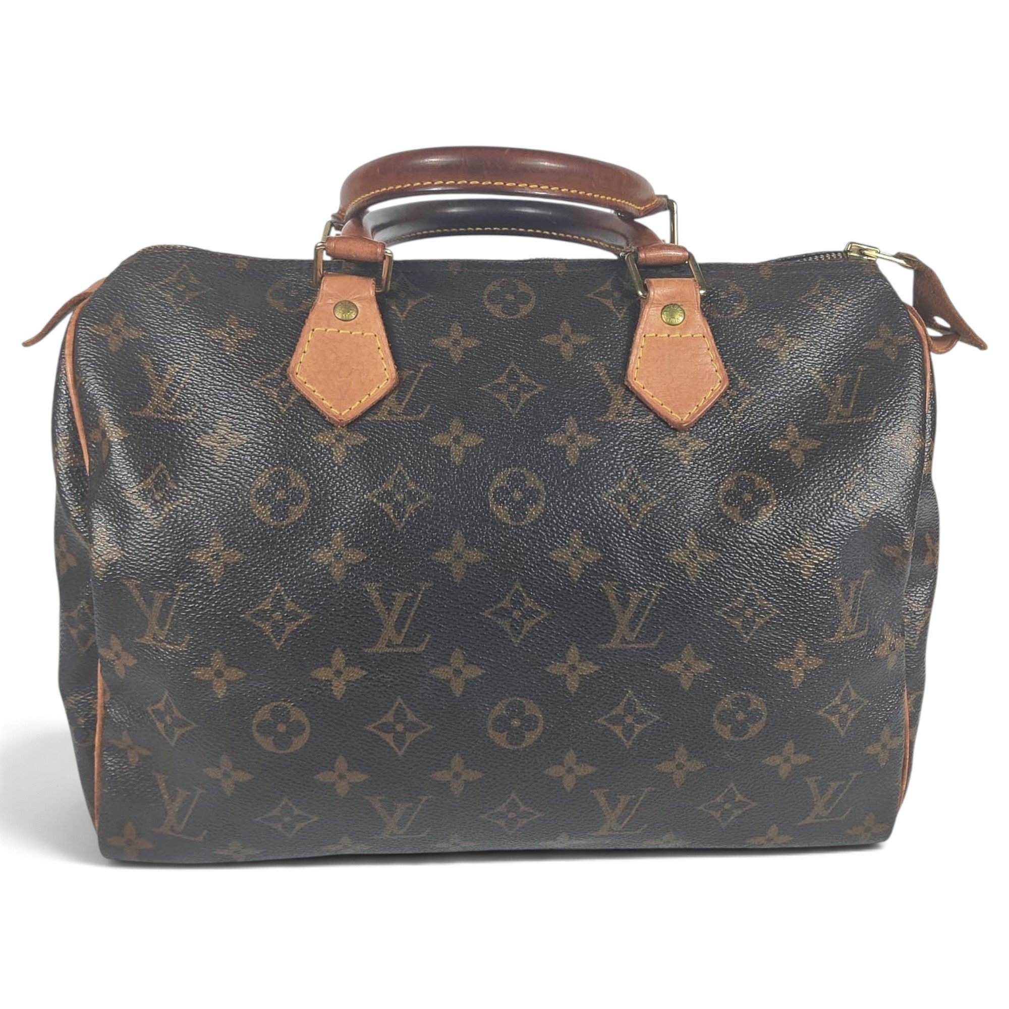 Speedy leather handbag